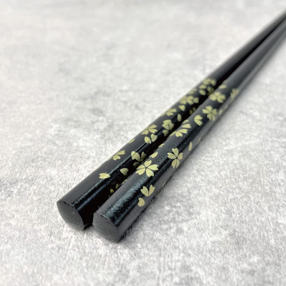 Palillos Japoneses Premium de Madera con Laca Tradicional - Negro