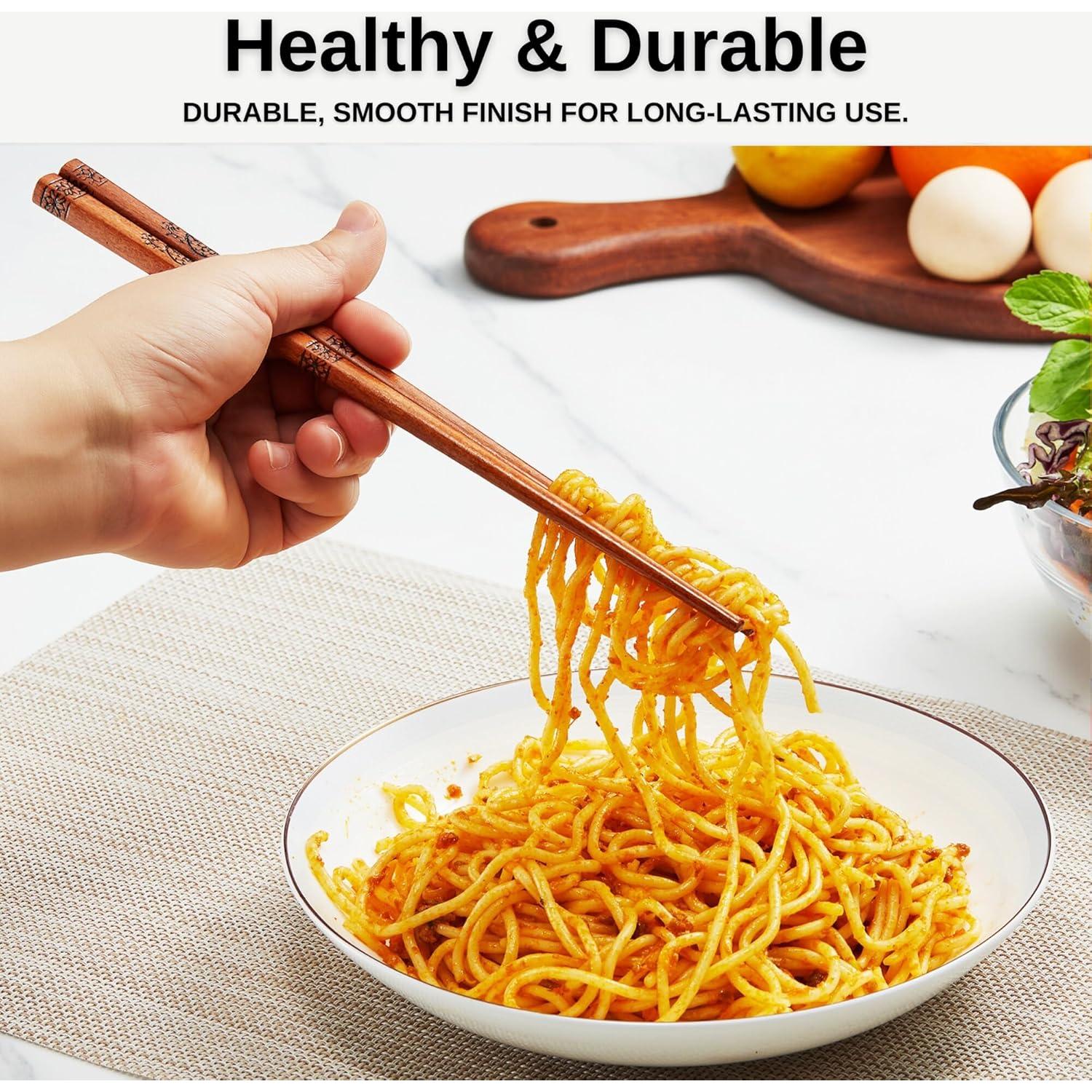 Palillos Reutilizables MUMSUNG Dragón 23.5 cm - Juego de 2 Pares