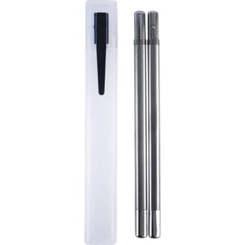 Palillos de Viaje Plegables Kikkerland Acero Inoxidable