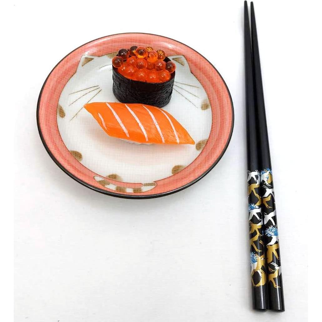 Juego de Palillos de Bambú Reutilizables JapanBargain - 5 Pares 22.86 cm