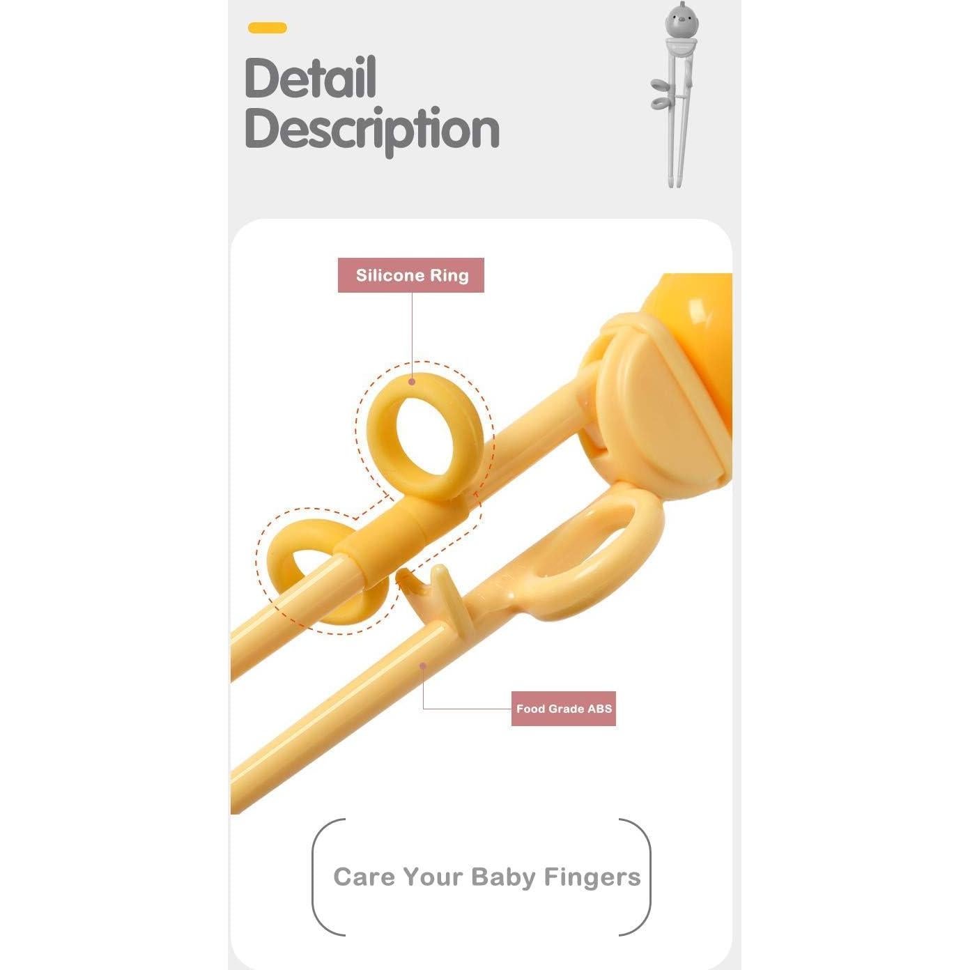 Palillos de Entrenamiento para Niños Yunhe 18.5 cm - Antideslizantes