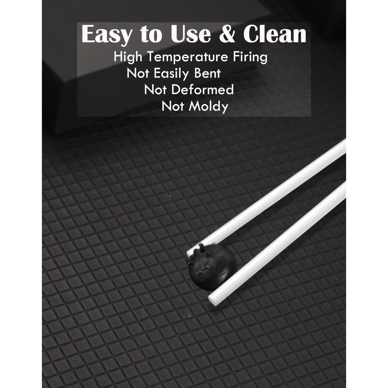 Juego de Palillos de Cerámica Reutilizables GTIEDIK 5PC