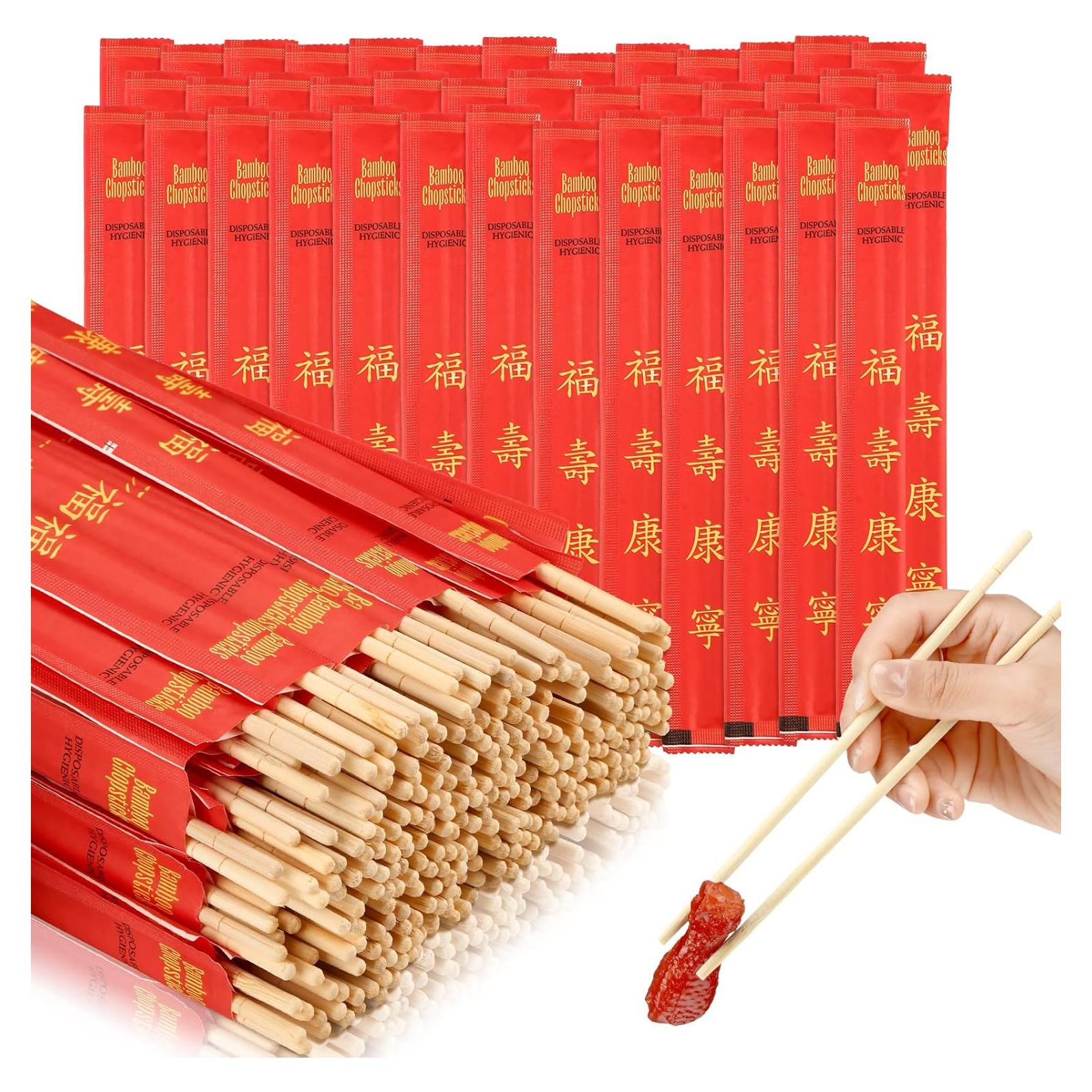Palillos de Bambú Desechables Sabary 1000 Pares 19.5 cm