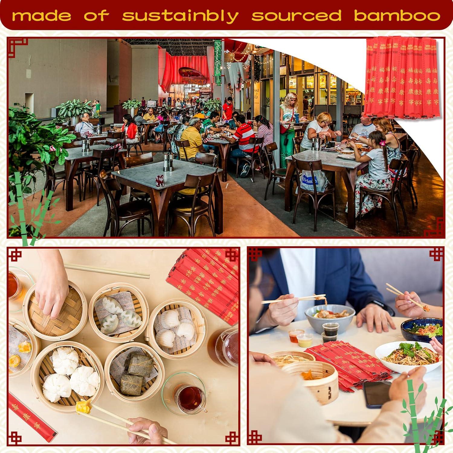 Palillos de Bambú Desechables Sabary 1000 Pares 19.5 cm