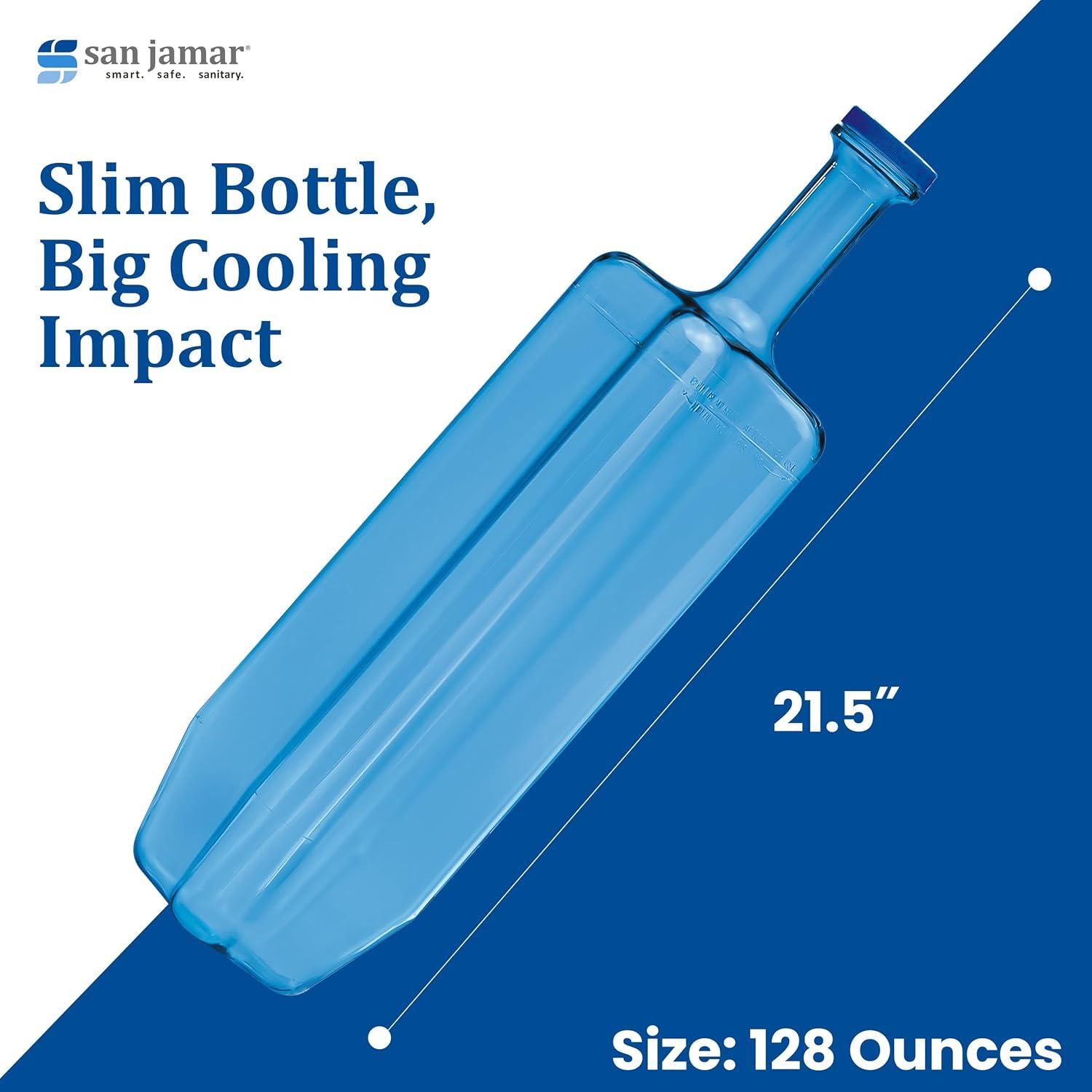 Utensilio de Enfriamiento San Jamar Rapi-Kool 3.78L Azul (Juego de 2)