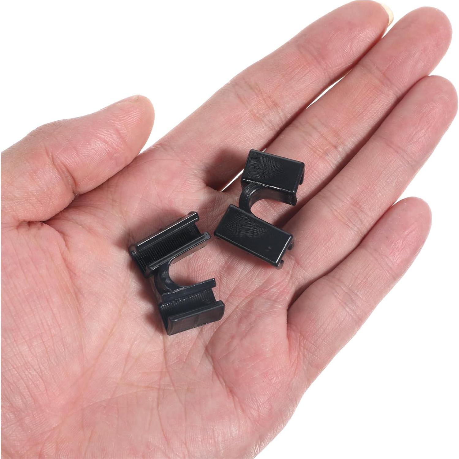 10 Ayudantes Reutilizables de Palillos Negros BOHUIZ