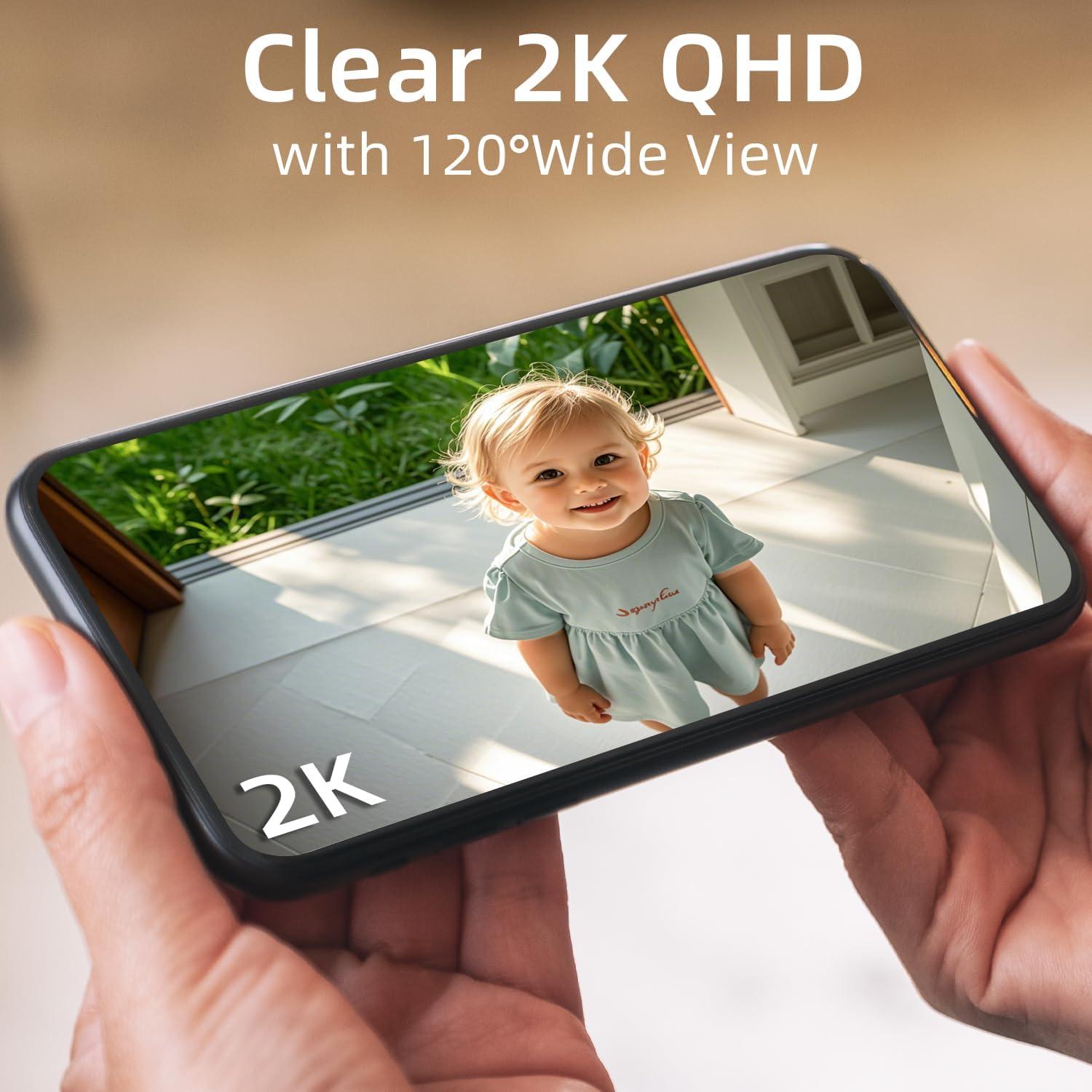 Cámaras de Seguridad Inalámbricas Rraycom 4 Pack 2K AI