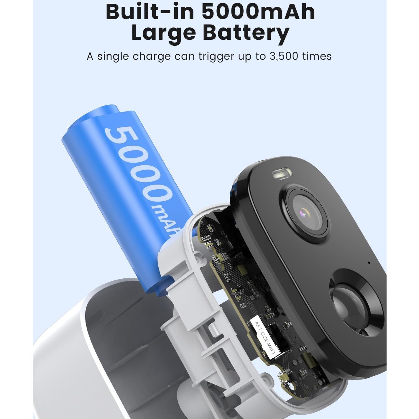 Cámara de Seguridad Inalámbrica Mysight CG6A 2K IP66