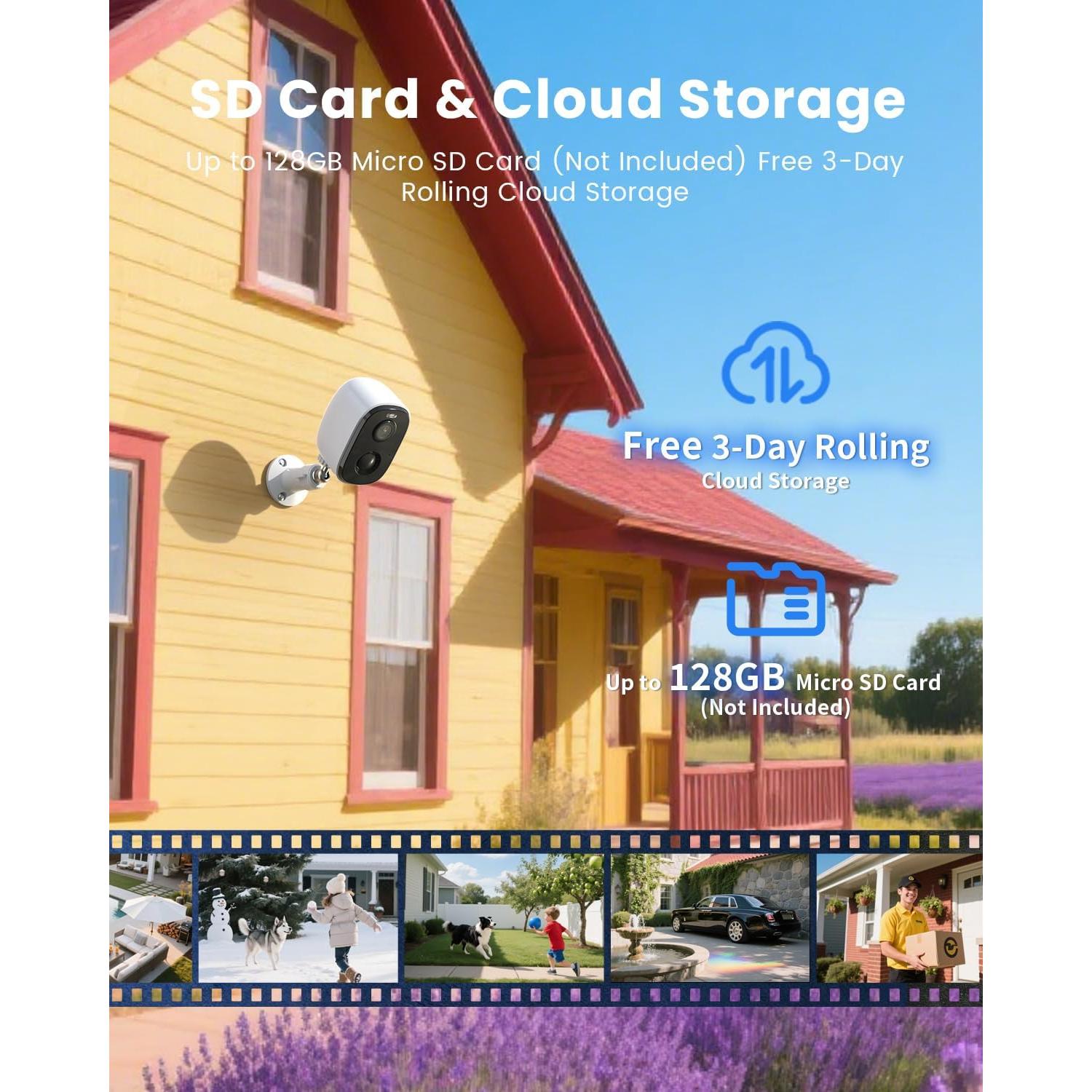 Cámara de Seguridad Inalámbrica Mysight CG6A 2K IP66