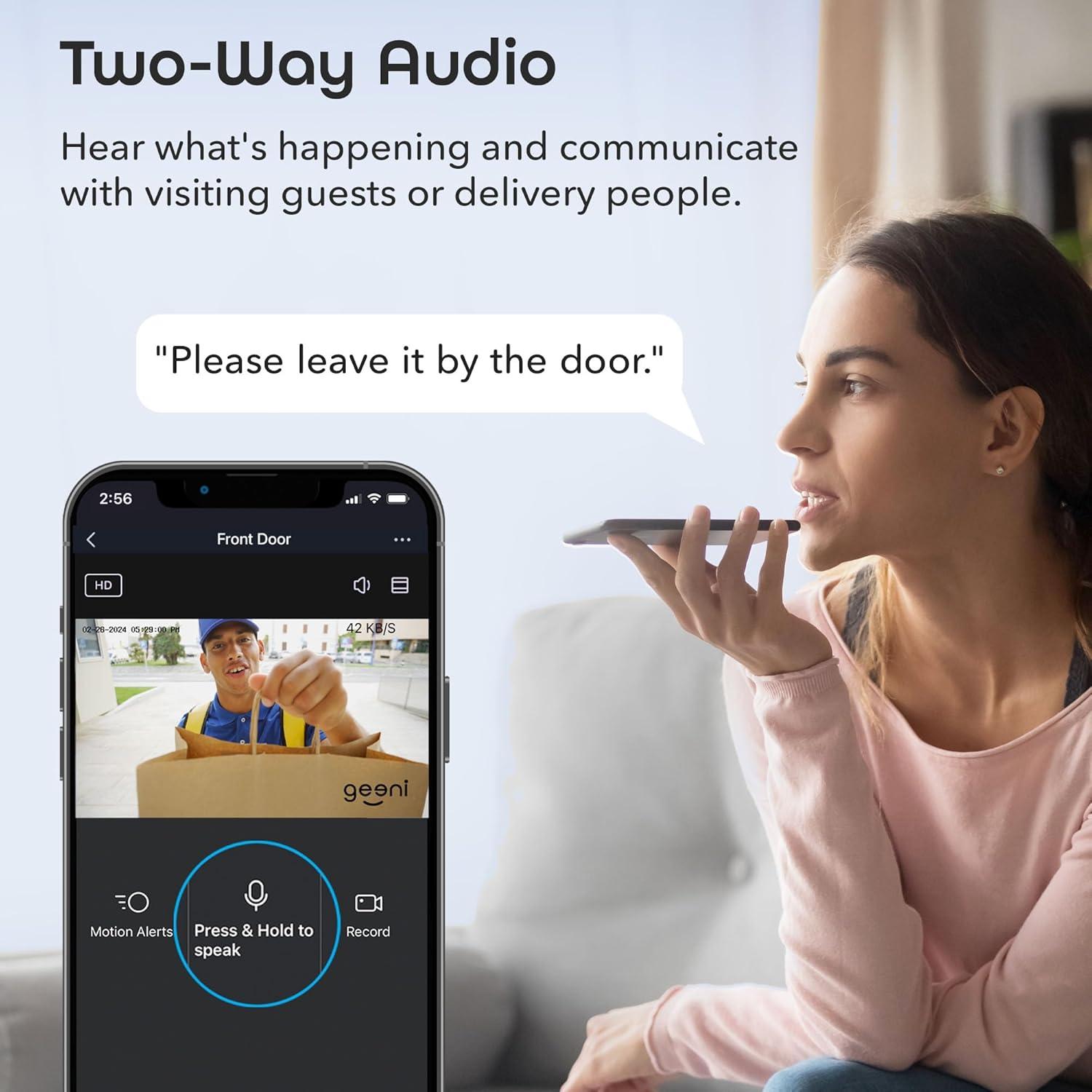 Cámara de Seguridad Exterior Geeni Hawk 3 1080P WiFi