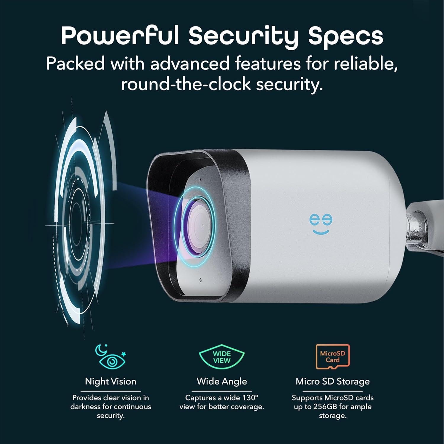 Cámara de Seguridad Exterior Geeni Hawk 3 1080P WiFi