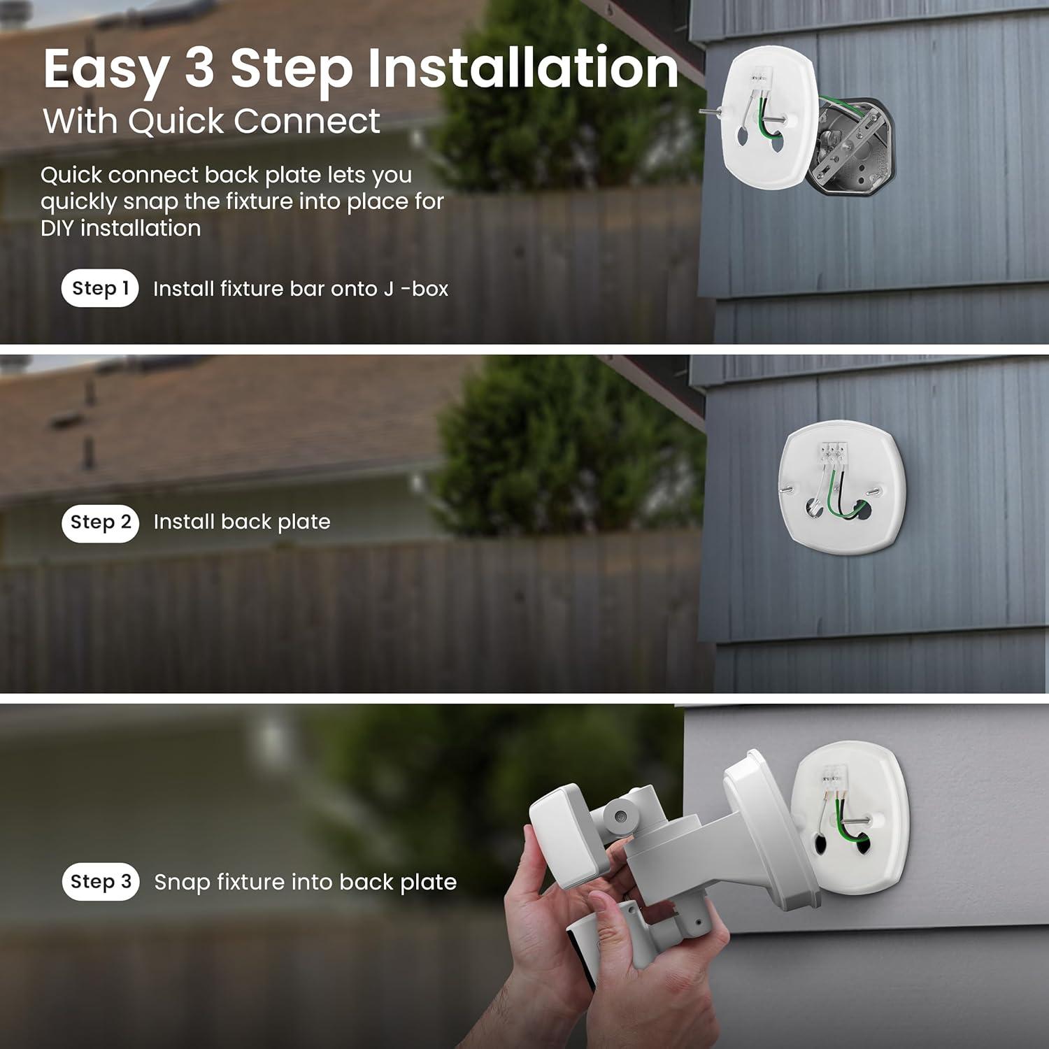 Cámara de Seguridad LED Exterior Feit Electric SEC5000 5000 Lúmenes