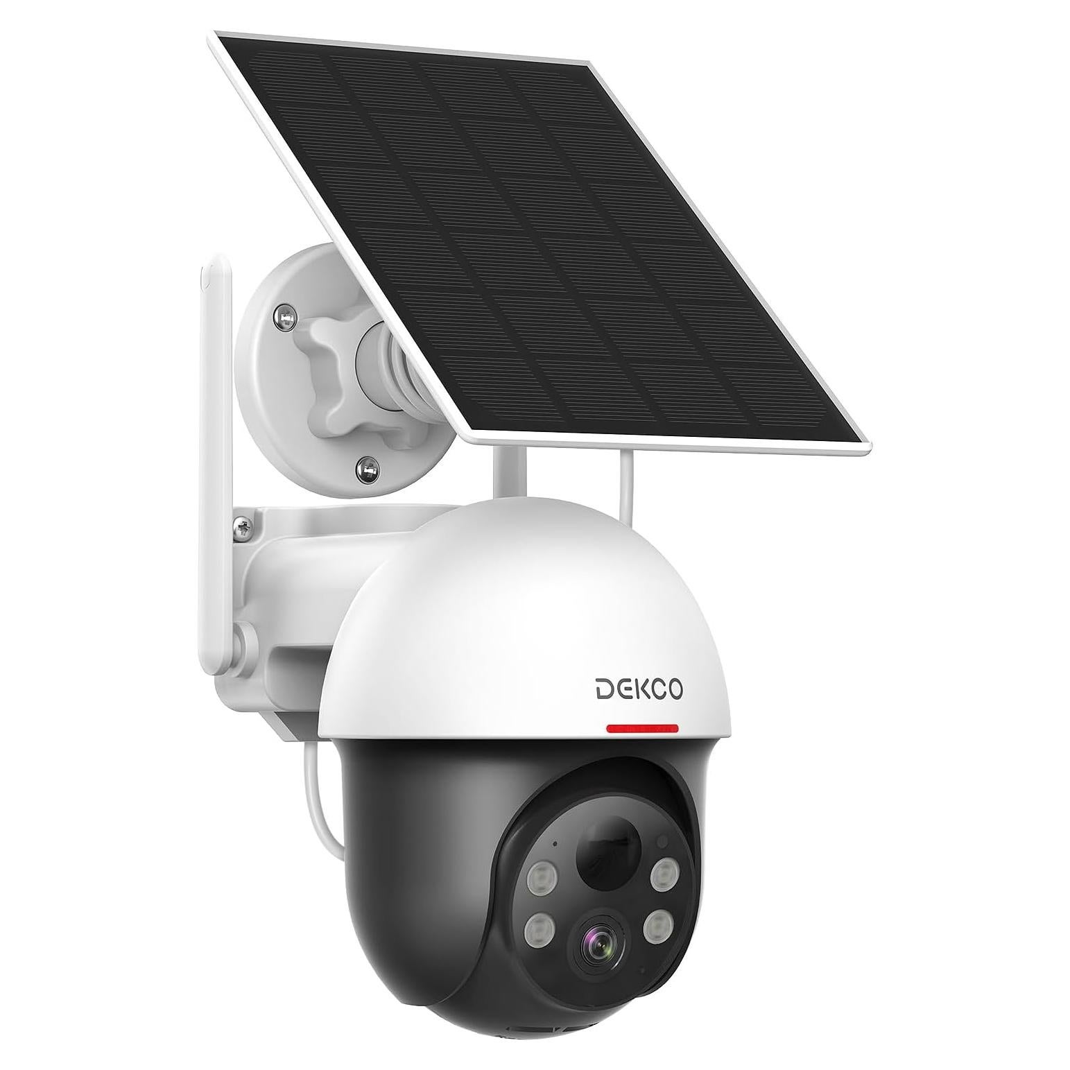Cámara de Seguridad Solar DEKCO 2K Inalámbrica 360°