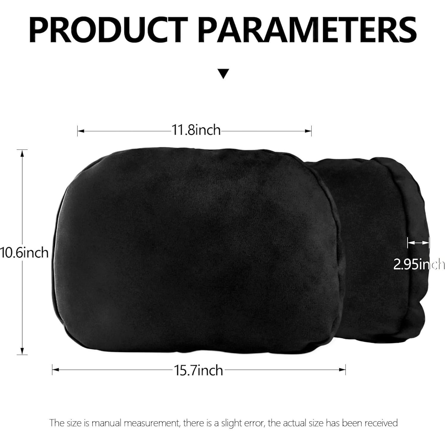 Almohada de Cuello para Auto Junecarp de Cuero Suave - Ajustable