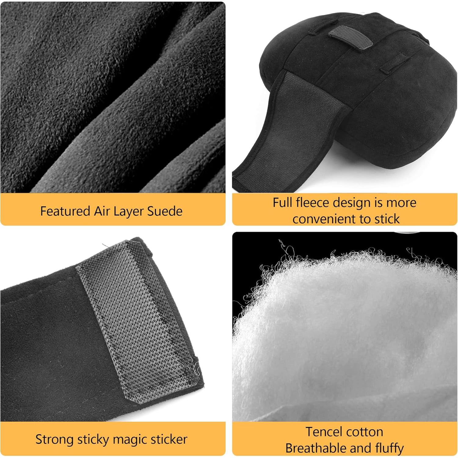 Almohada de Cuello para Auto Junecarp de Cuero Suave - Ajustable