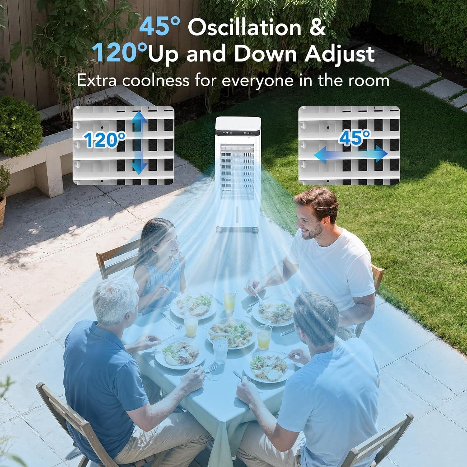 Aire Acondicionado Portátil BIESQYA 2644 3 en 1 6.1 kg