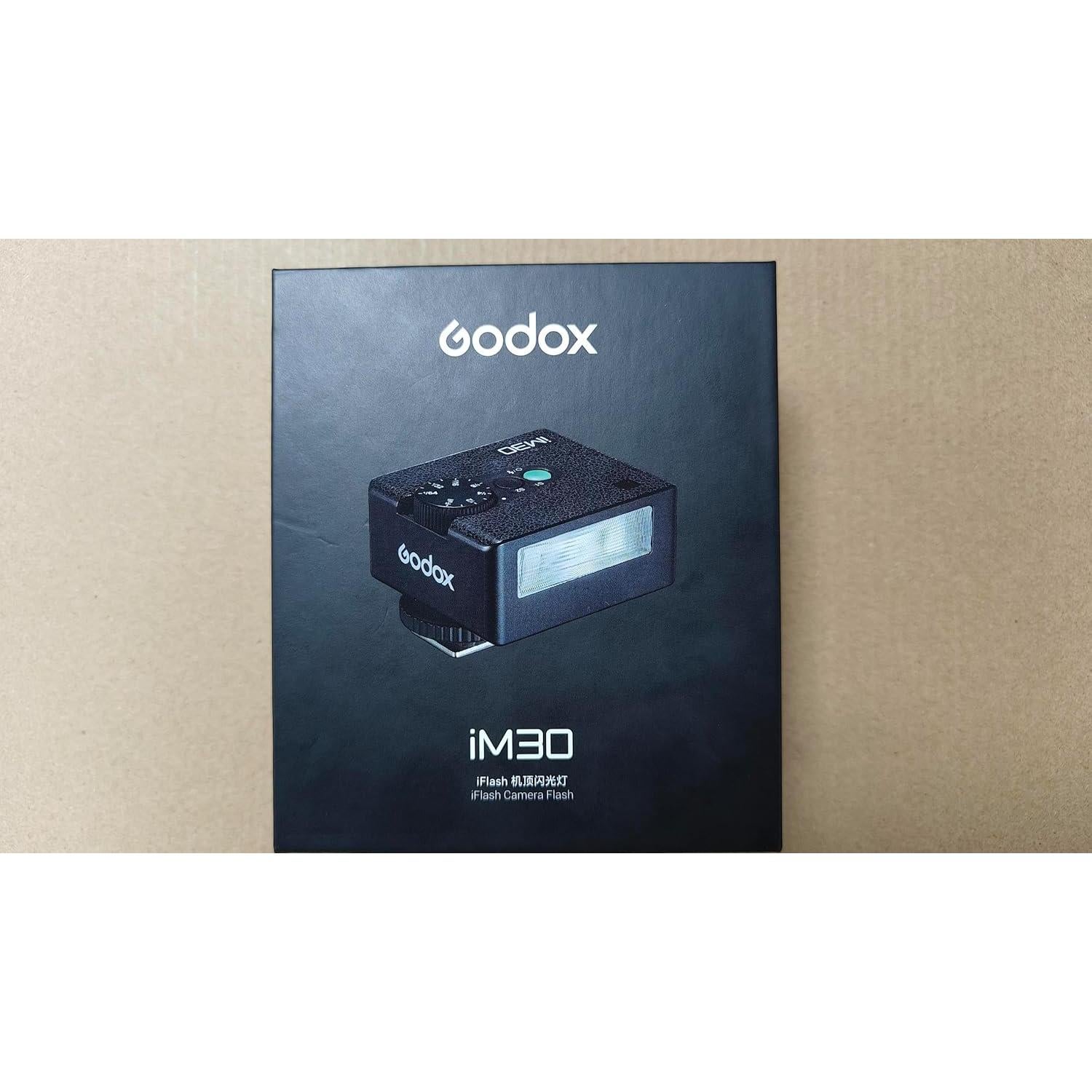 Flash Godox iM30 Mini - Compacto GN 15, 7 Niveles de Potencia