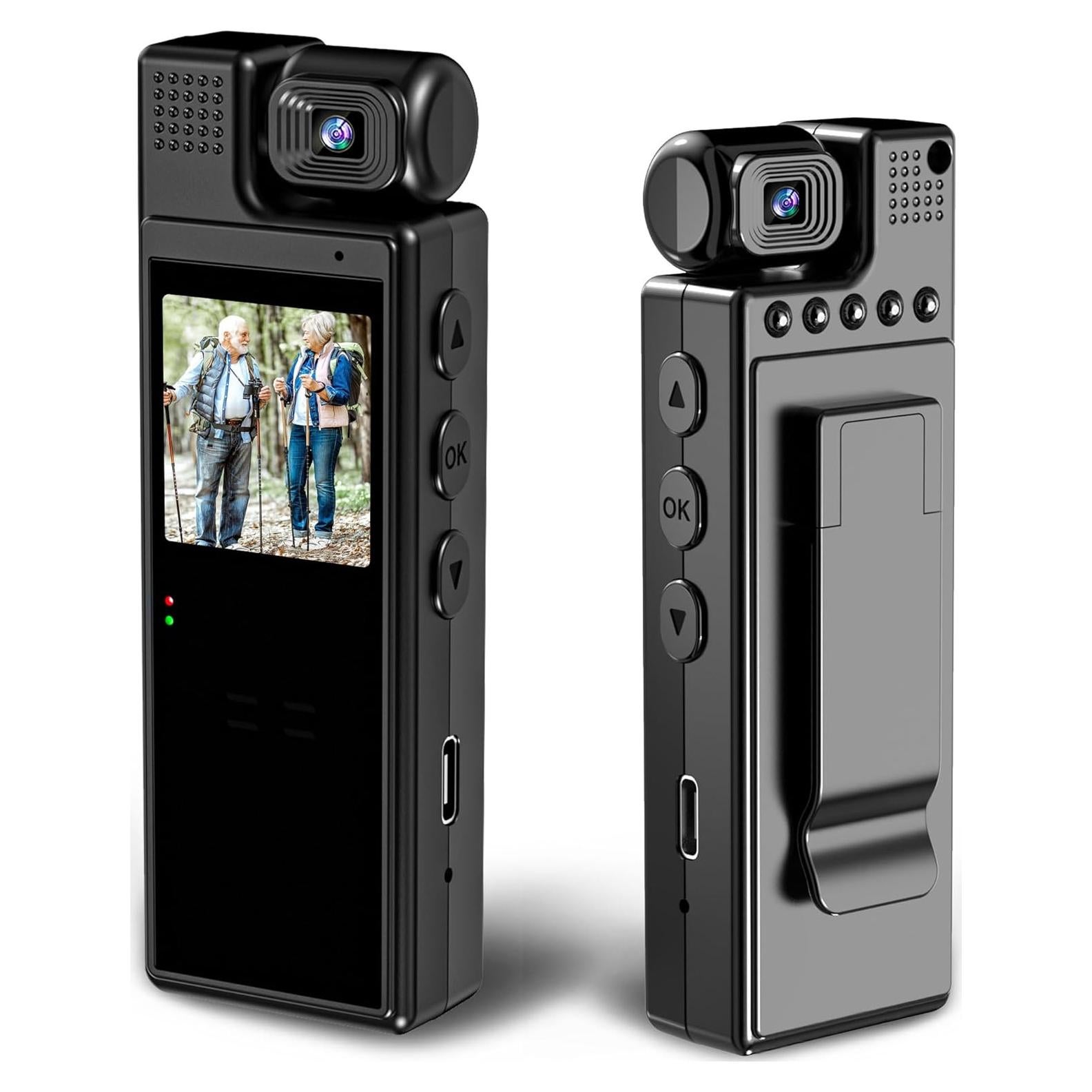 Cámara Corporal Mini HD 1080P Poetele-R con Visión Nocturna