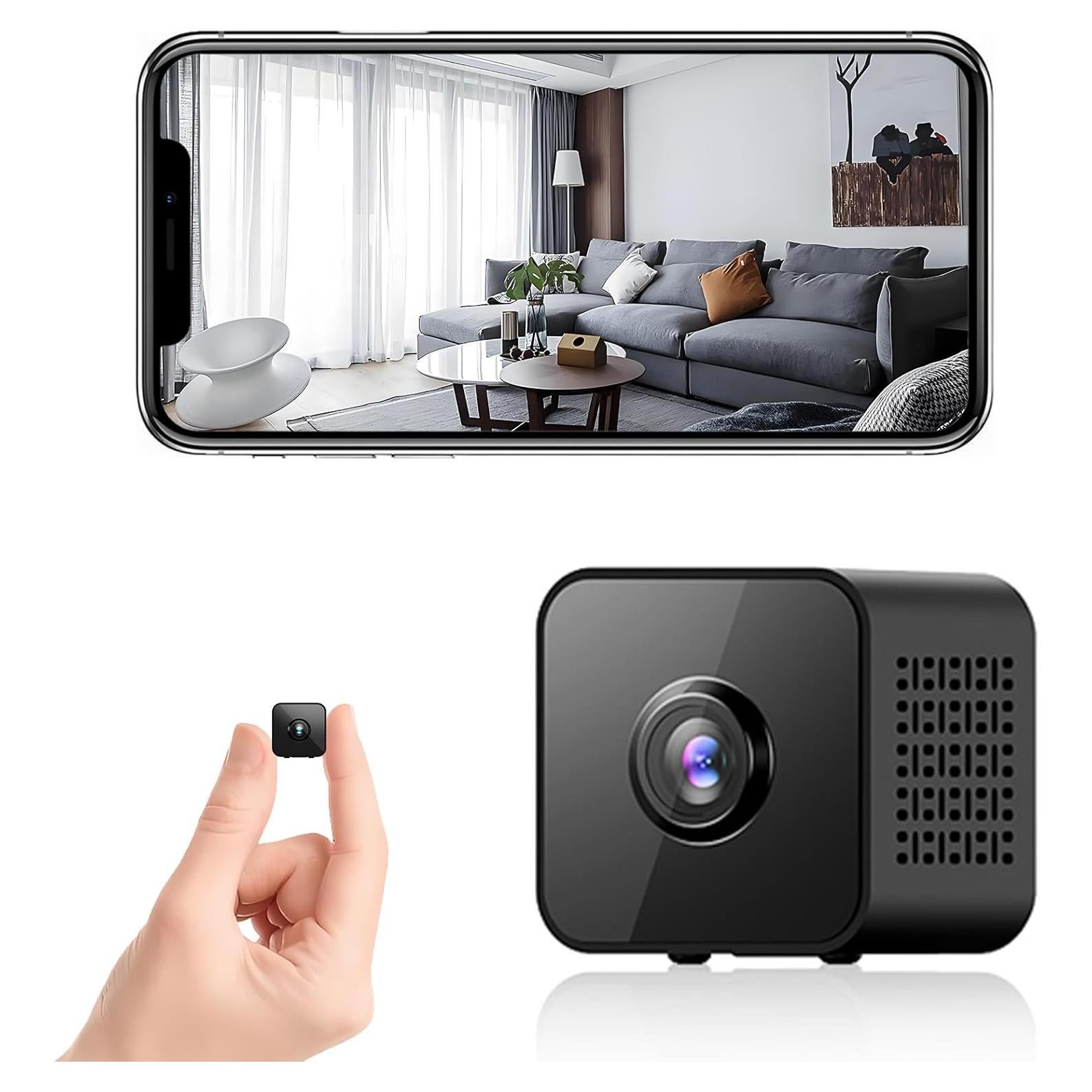 Cámara Mini Inalámbrica WiFi 4K RXIMA con Visión Nocturna