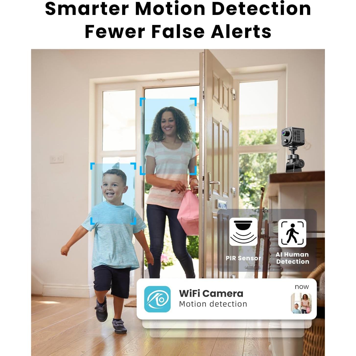 Cámara de Seguridad Oculta 4K VIDCASTIVE WiFi Doble Banda