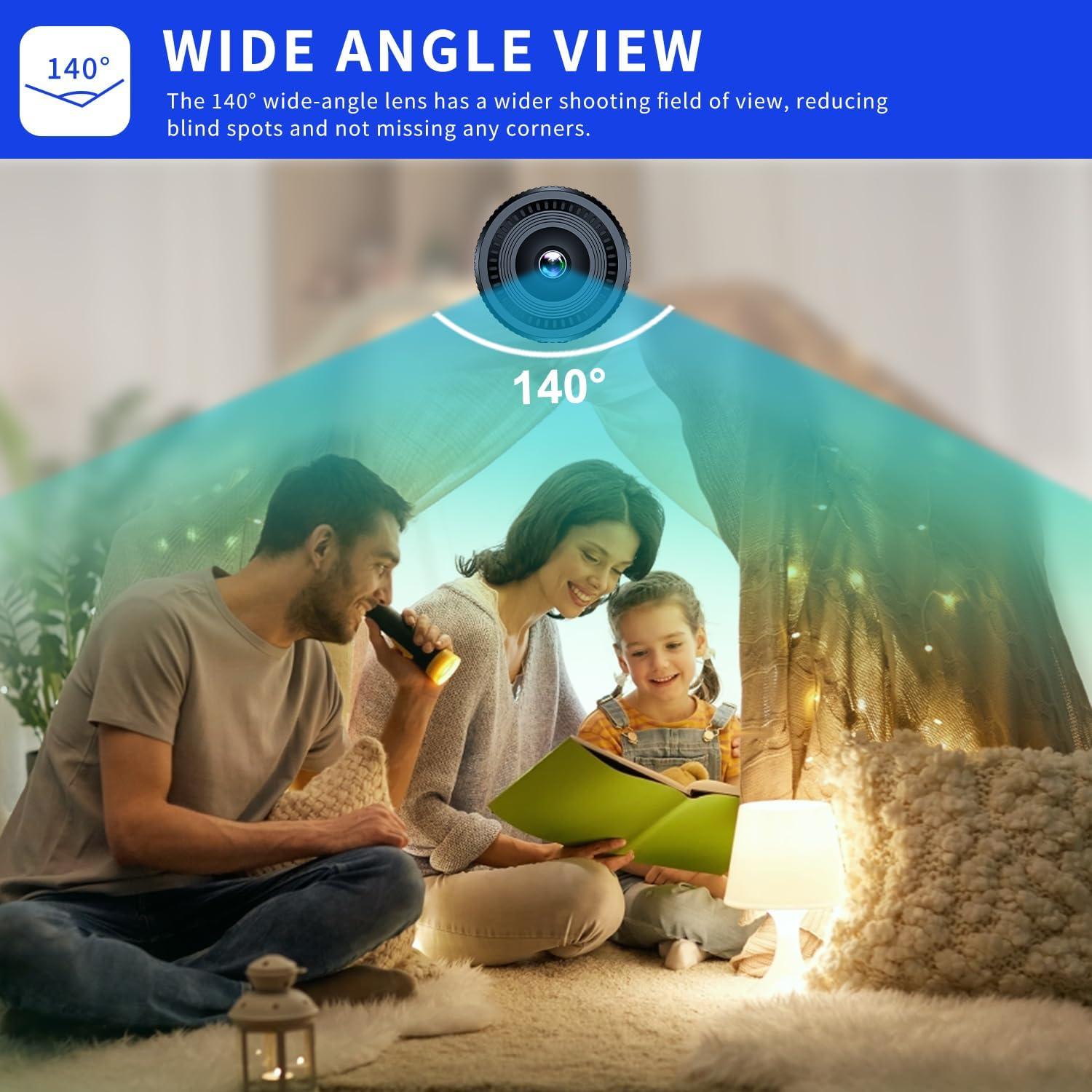 Cámara de Seguridad WiFi HD 1080P DUHPLL con Visión Nocturna