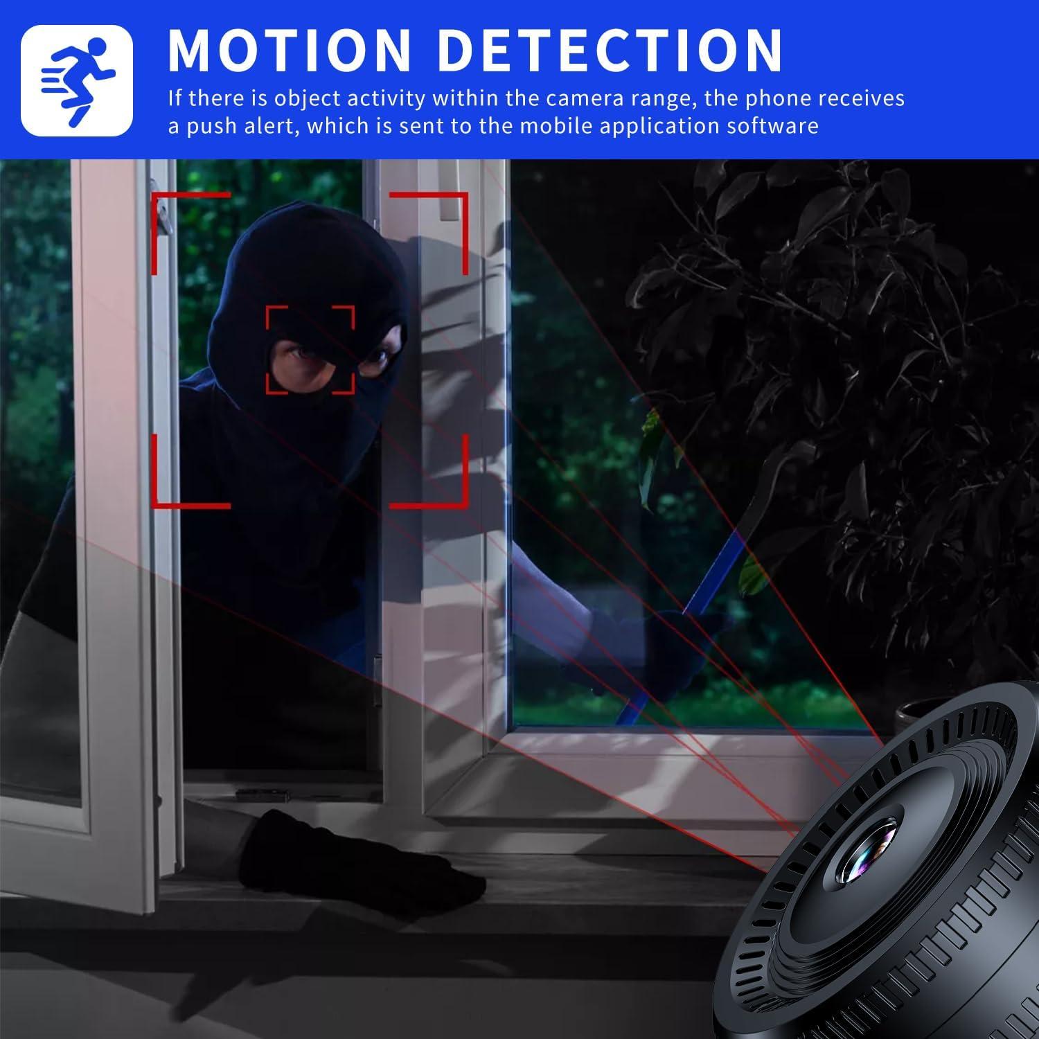 Cámara de Seguridad WiFi HD 1080P DUHPLL con Visión Nocturna