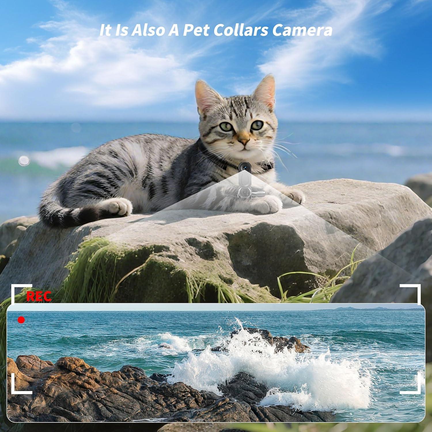 Cámara Mini DV Asdanalili 1080P Portátil con Soporte