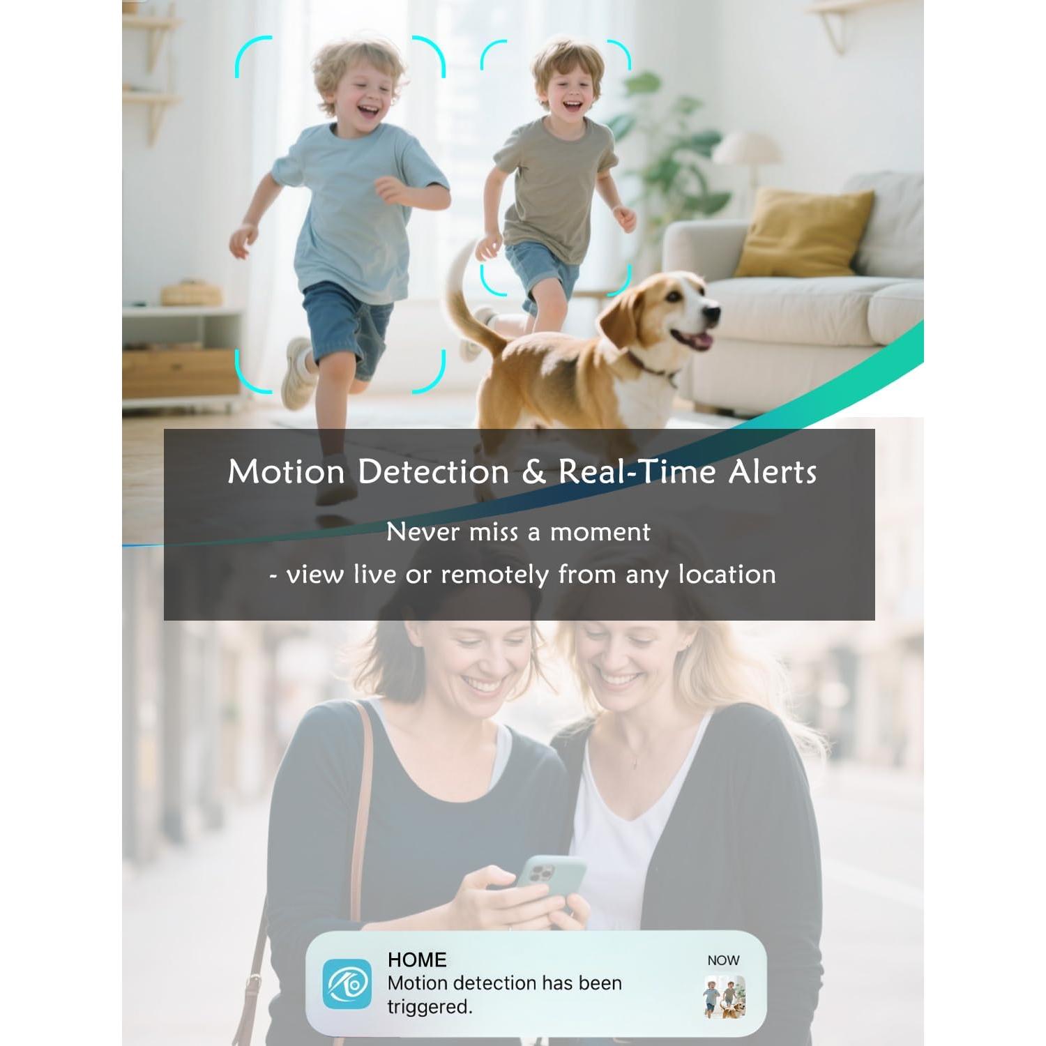 Cámara de Seguridad Mini 4K Beturnown con Almacenamiento en Nube