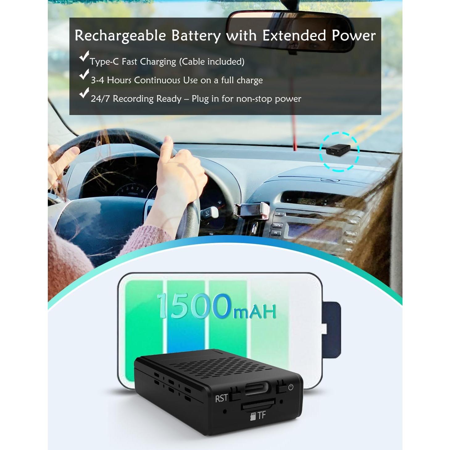 Cámara de Seguridad Mini 4K Beturnown con Almacenamiento en Nube