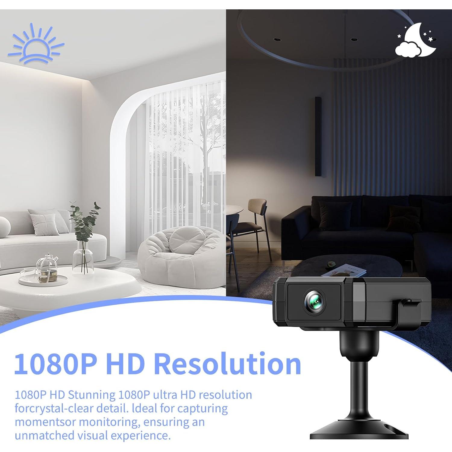 Mini Cámara HD WiFi HowKow J16 con Visión Nocturna 1080p