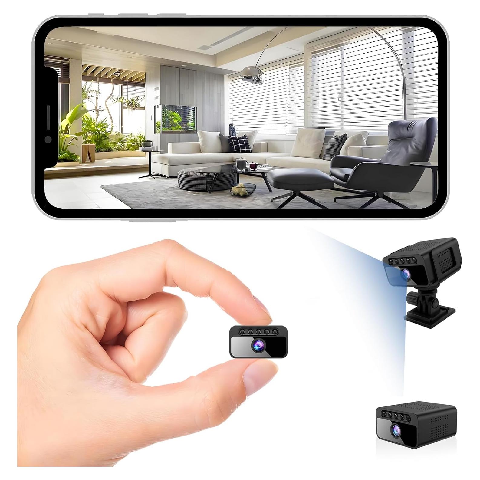 Cámara Inalámbrica WiFi 4K RXIMA con Detección de Movimiento