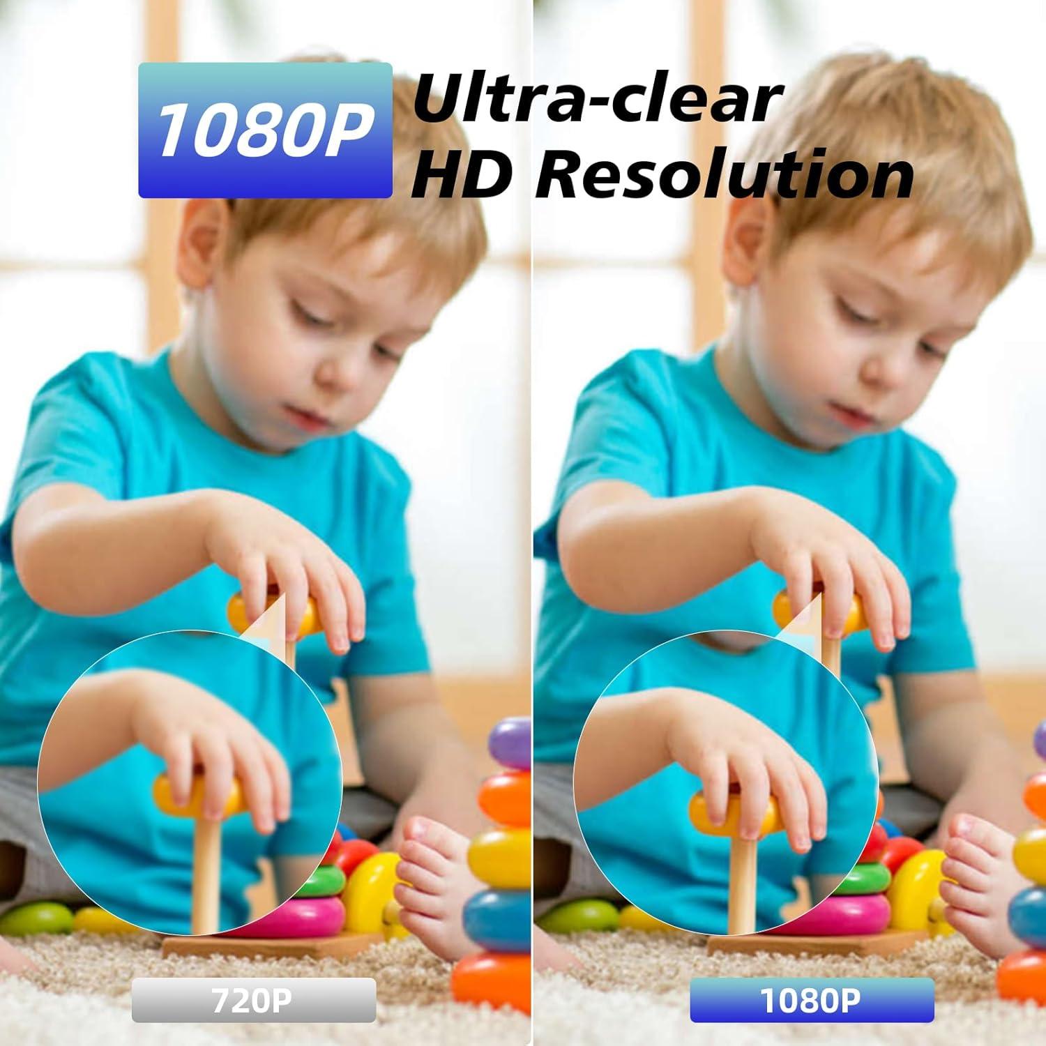 Cámara Nanny Inalámbrica NJINALW HD 1080P Mini Oculta