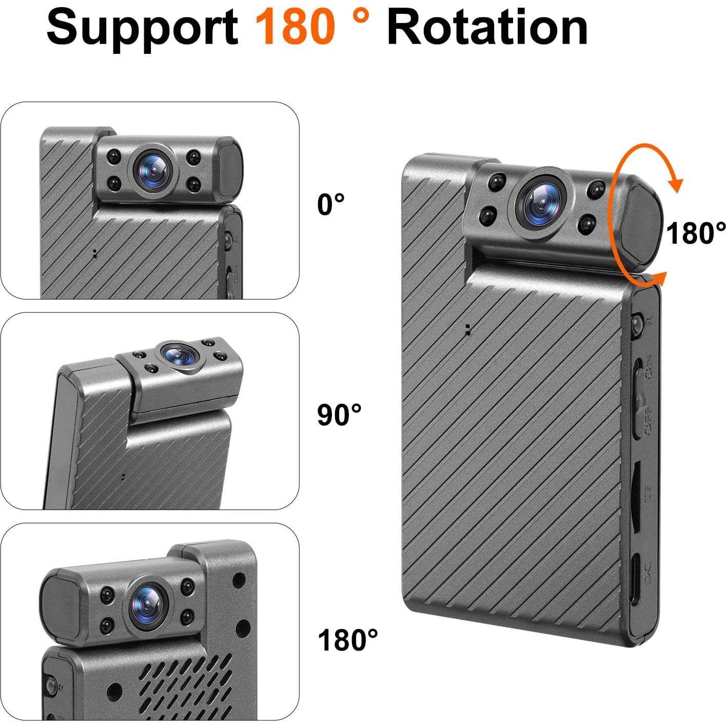 Mini Cámara Inalámbrica HD 1080p KANUIMA Plata con Visión Nocturna