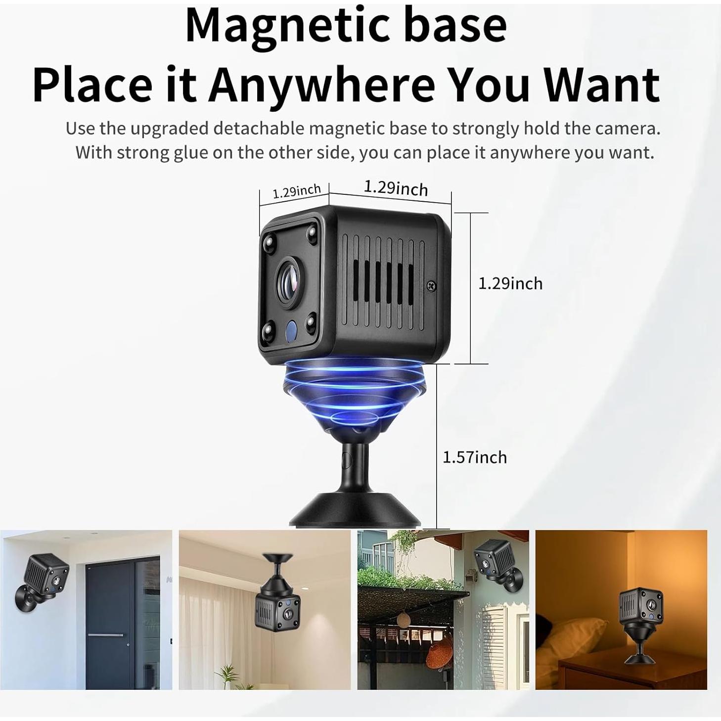 Mini Cámara Inalámbrica Yaumany YW-X6-02 1080p HD