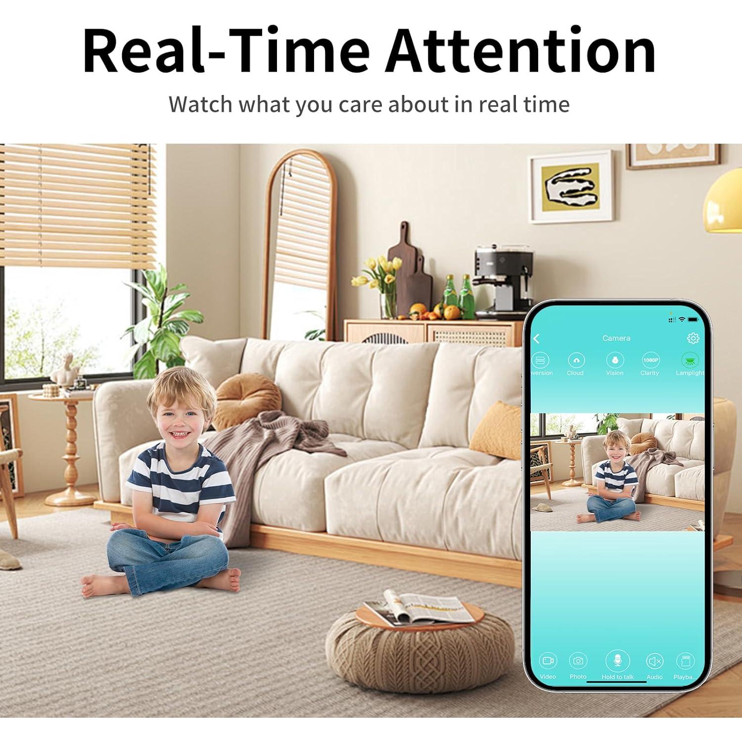 Mini Cámara Inalámbrica Yaumany YW-X6-02 1080p HD