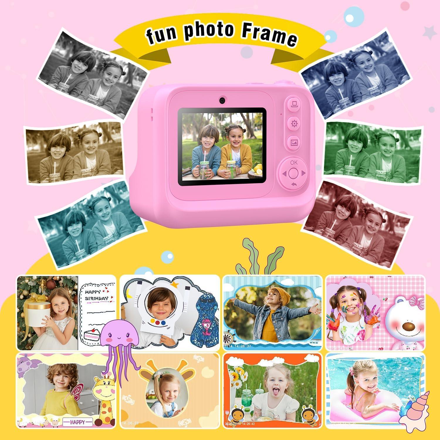 Cámara Instantánea para Niños Z12 1080P HD con Impresora