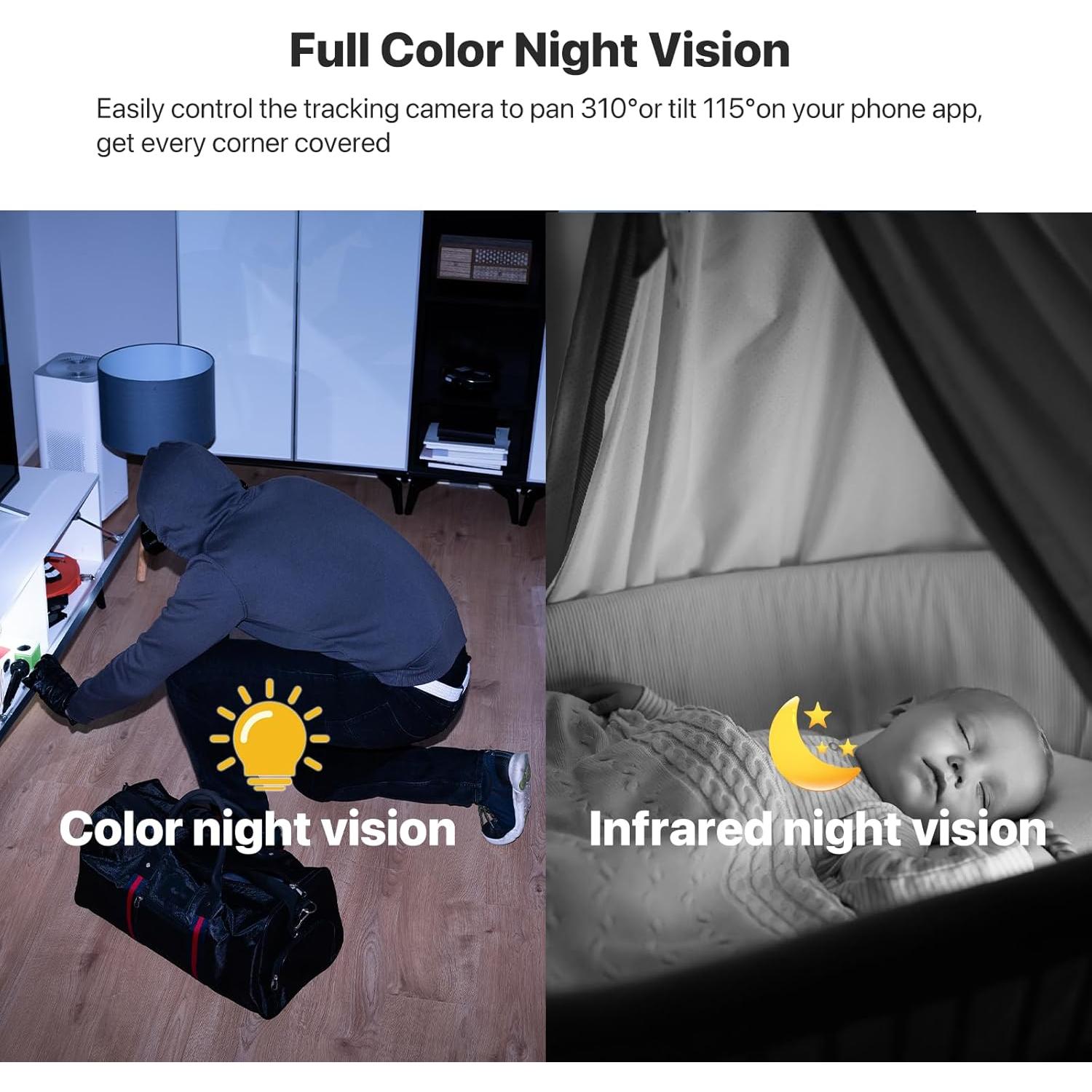 Cámara de Seguridad Interior VSTARCAM C996DR 2K Doble Lente