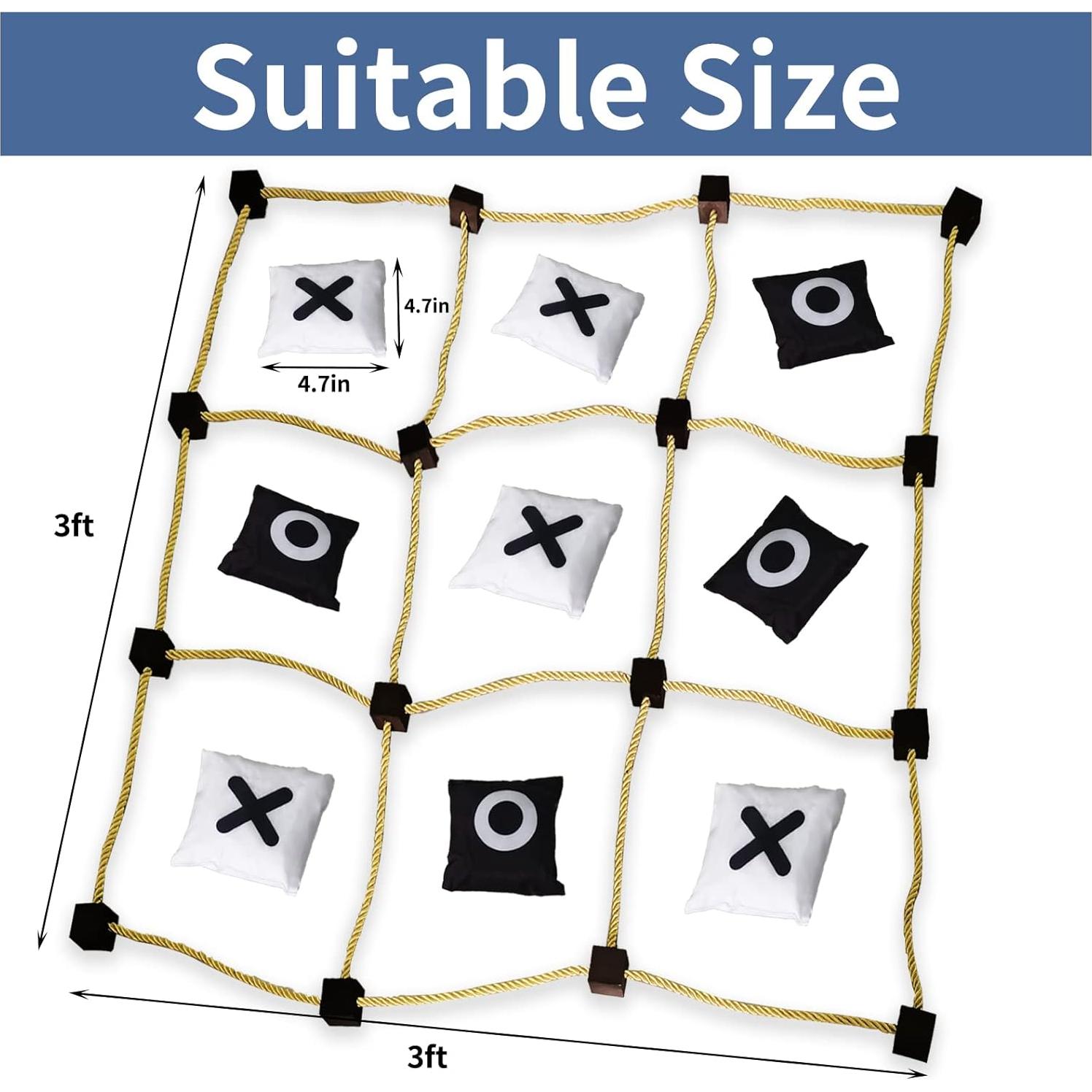 Juego de Tic Tac Toe Vitnature 90x90 cm para Jardín