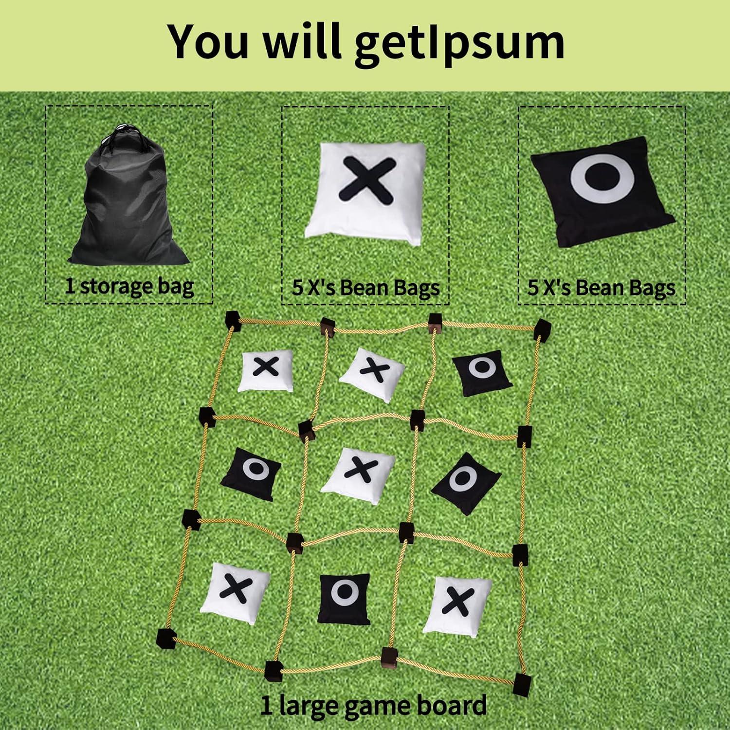 Juego de Tic Tac Toe Vitnature 90x90 cm para Jardín