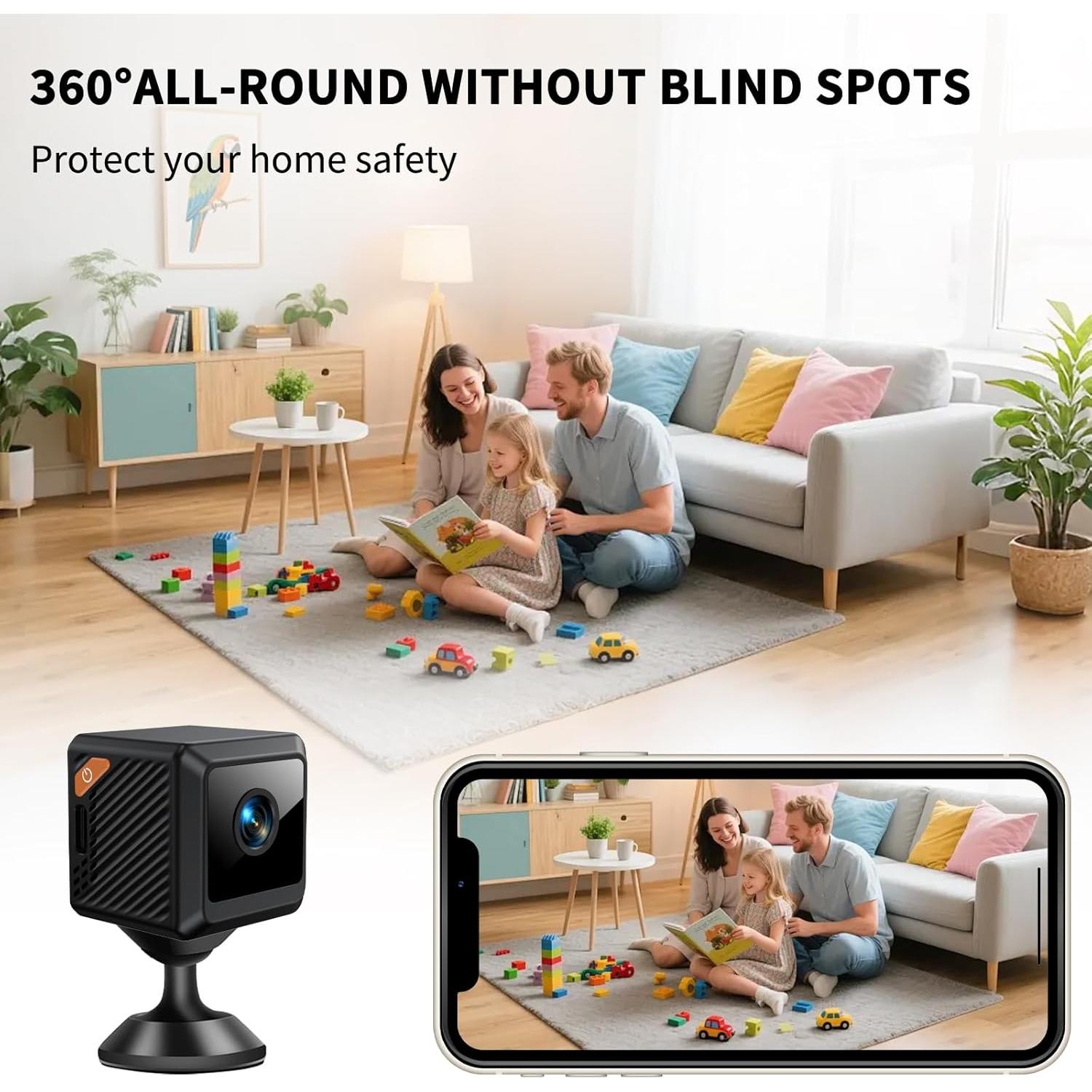 Cámara de Seguridad Inalámbrica Vegoran WS02 1080P WiFi