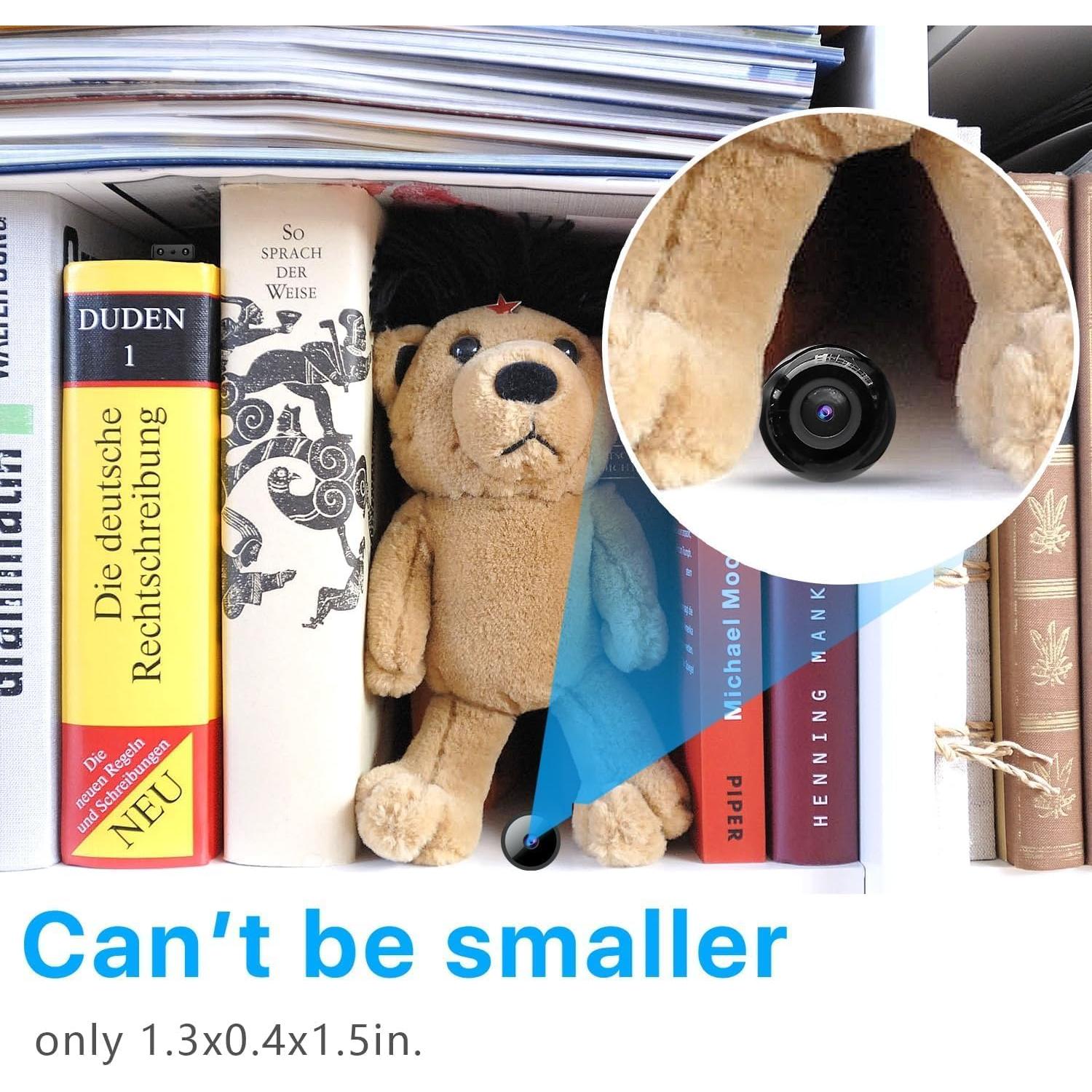 Cámara de Seguridad Inalámbrica Rettru QH5 HD 1080P con Visión Nocturna