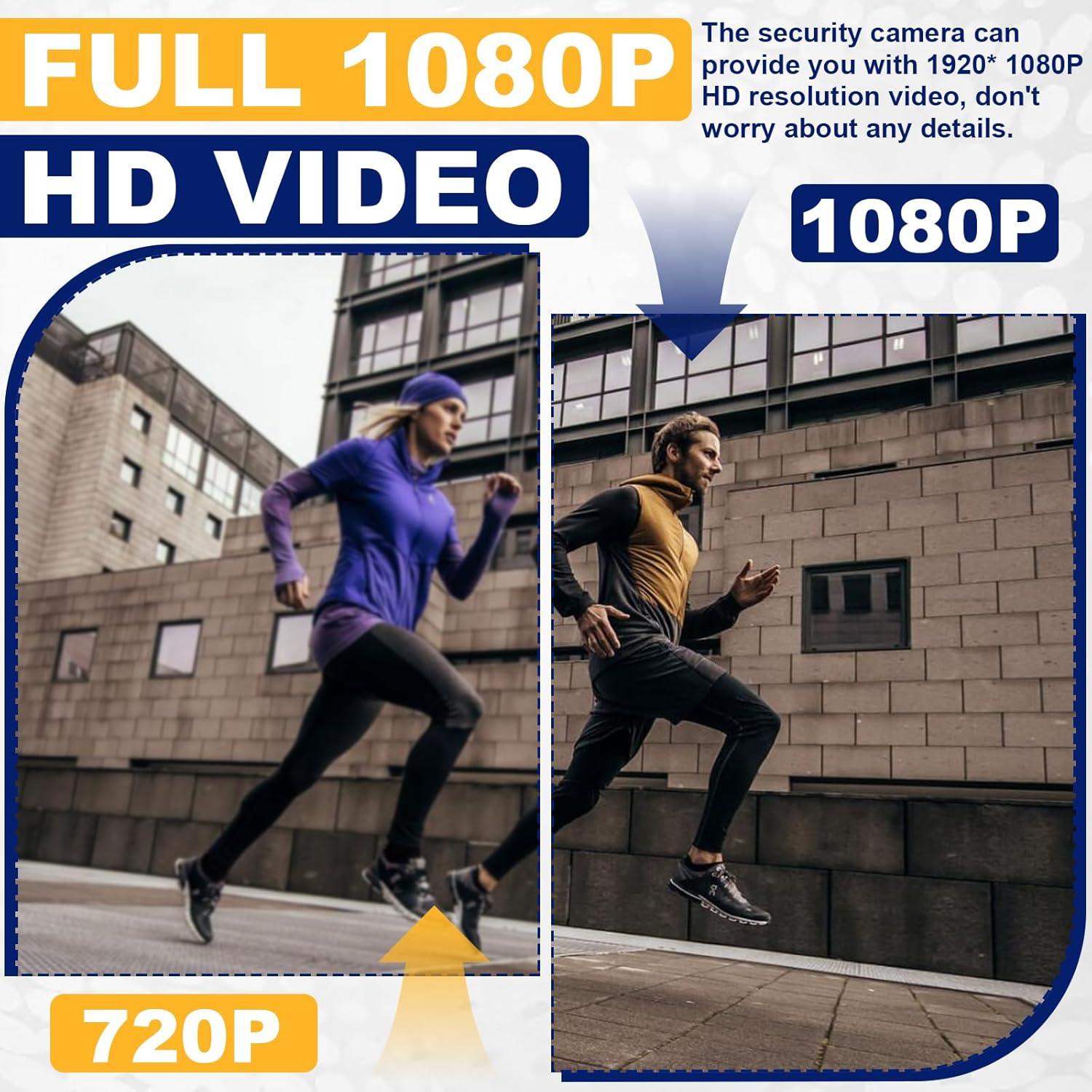 Cámara Corporal 1080P HD WFULM con Detección de Movimiento