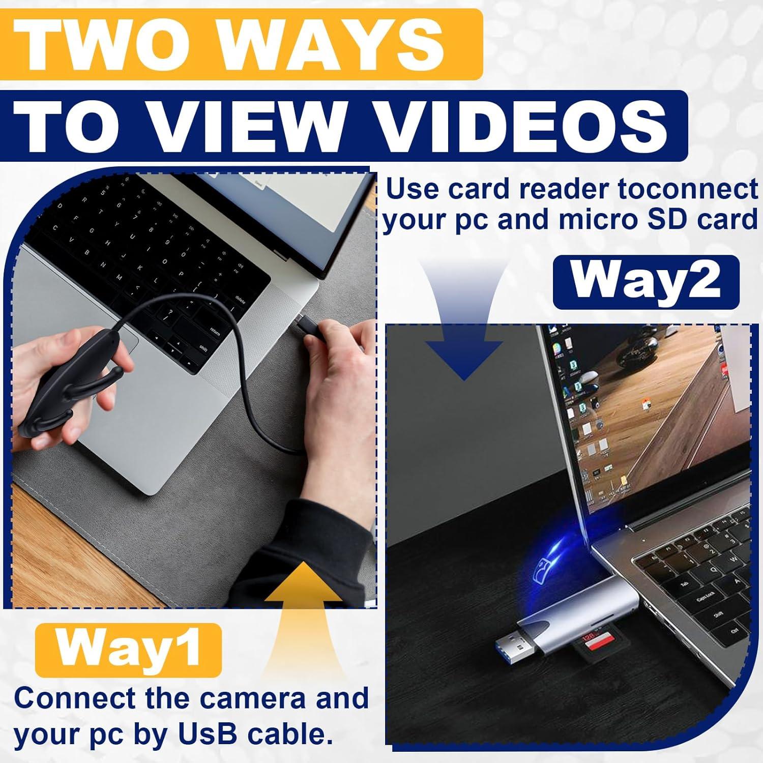 Cámara Corporal 1080P HD WFULM con Detección de Movimiento