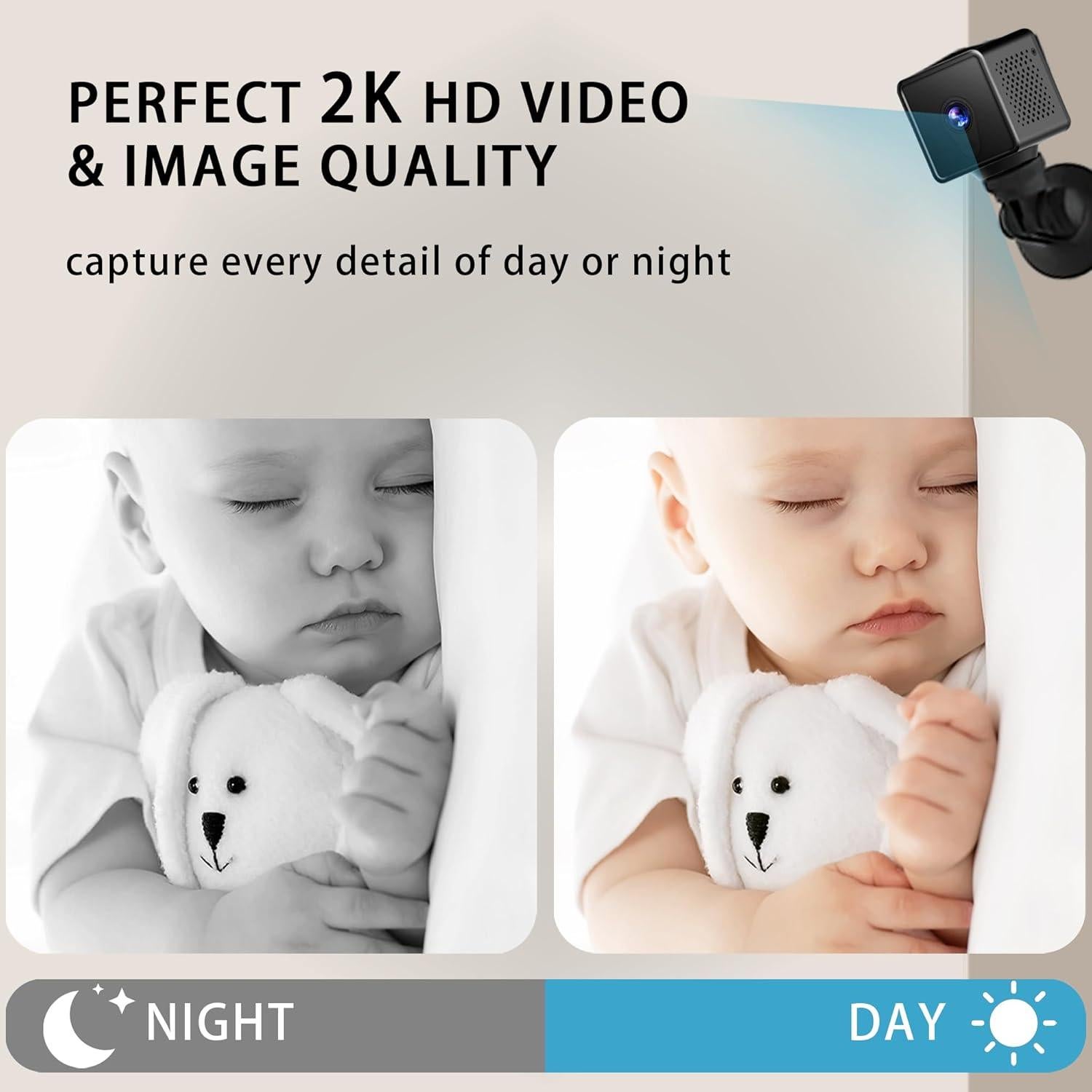 Cámara de Seguridad 4K Inalámbrica LMQPT S11 con Batería