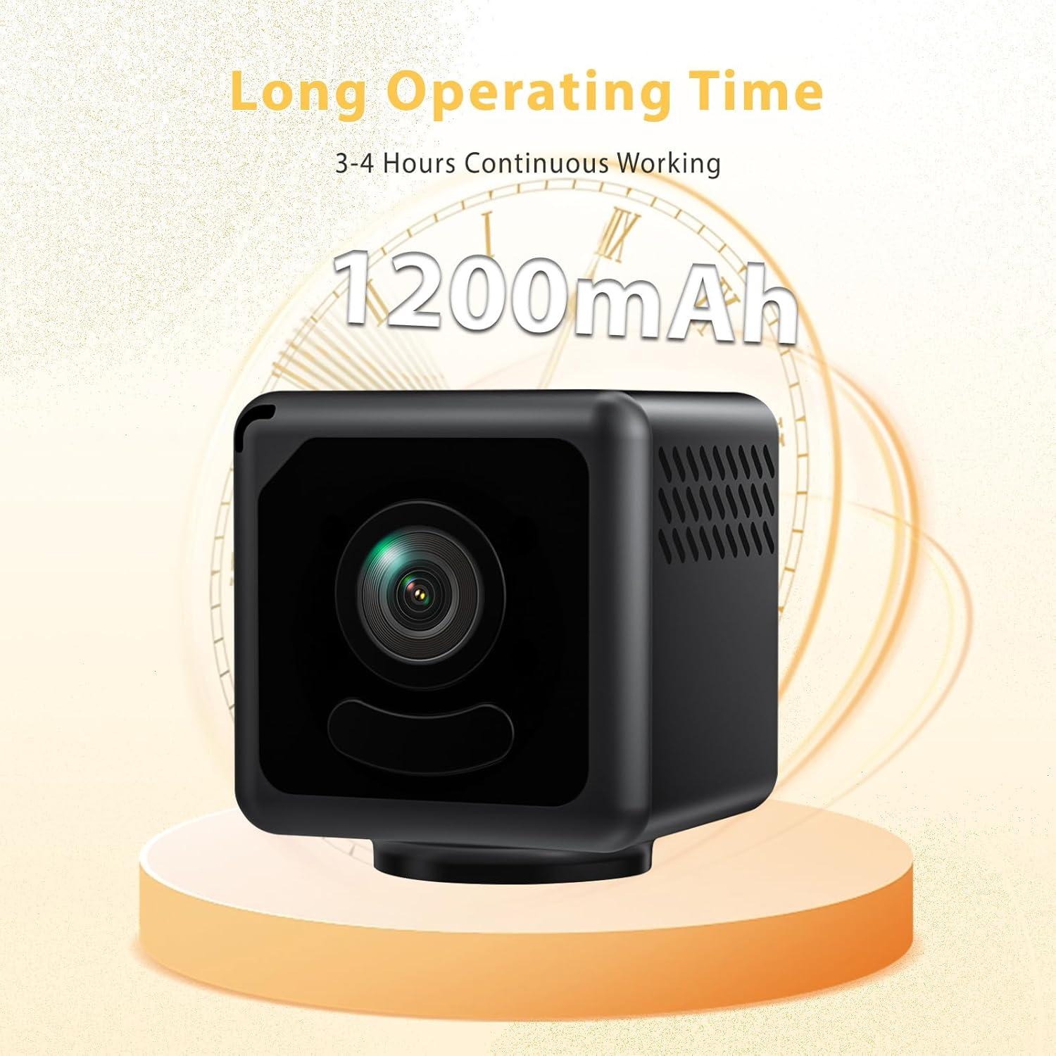 Mini Cámara Inalámbrica 4K Terura con Visión Nocturna y WiFi