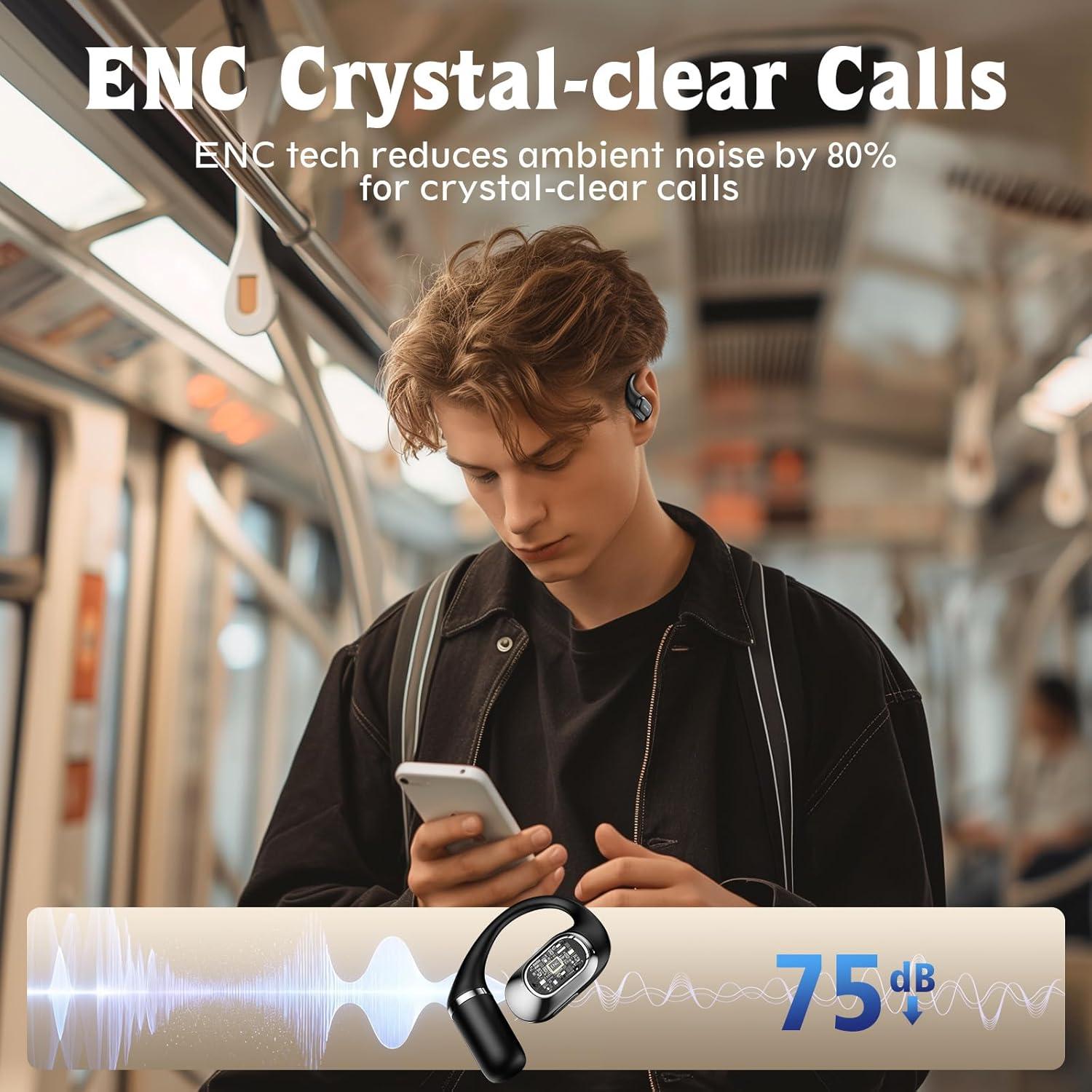 Auriculares Bluetooth 5.4 Ohayo T10 de Oído Abierto IPX6