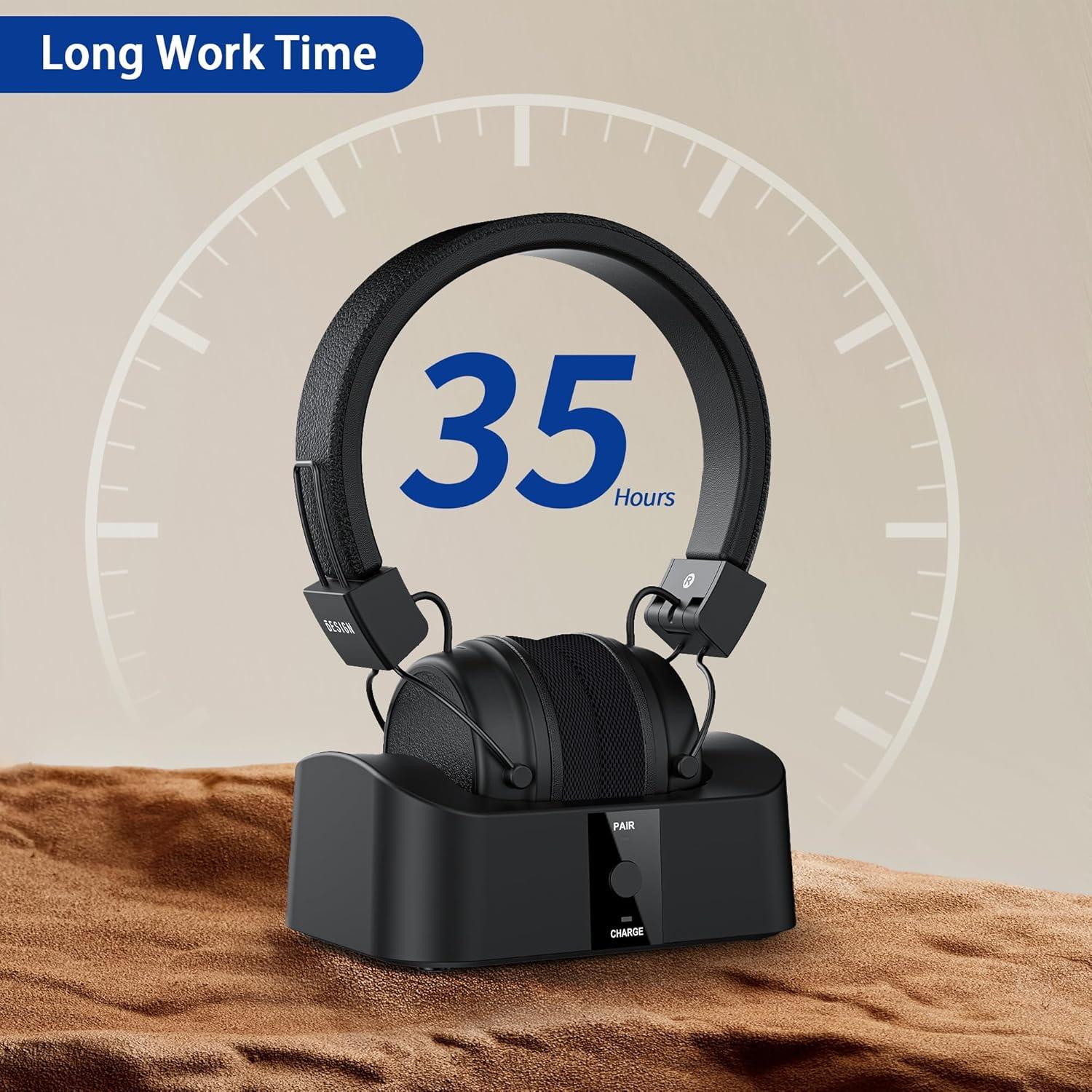 Auriculares Inalámbricos BESIGN BTH02 con Base de Carga Bluetooth