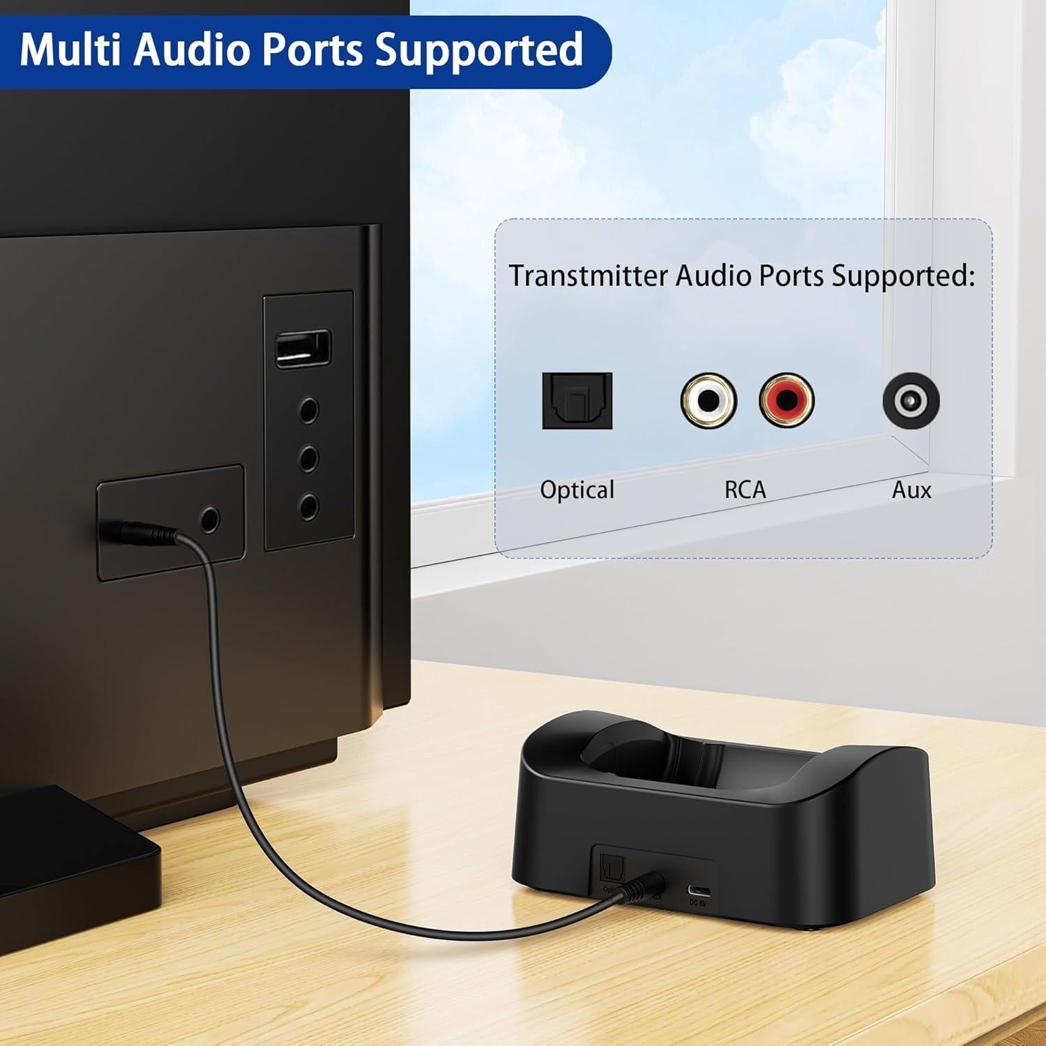 Auriculares Inalámbricos BESIGN BTH02 con Base de Carga Bluetooth