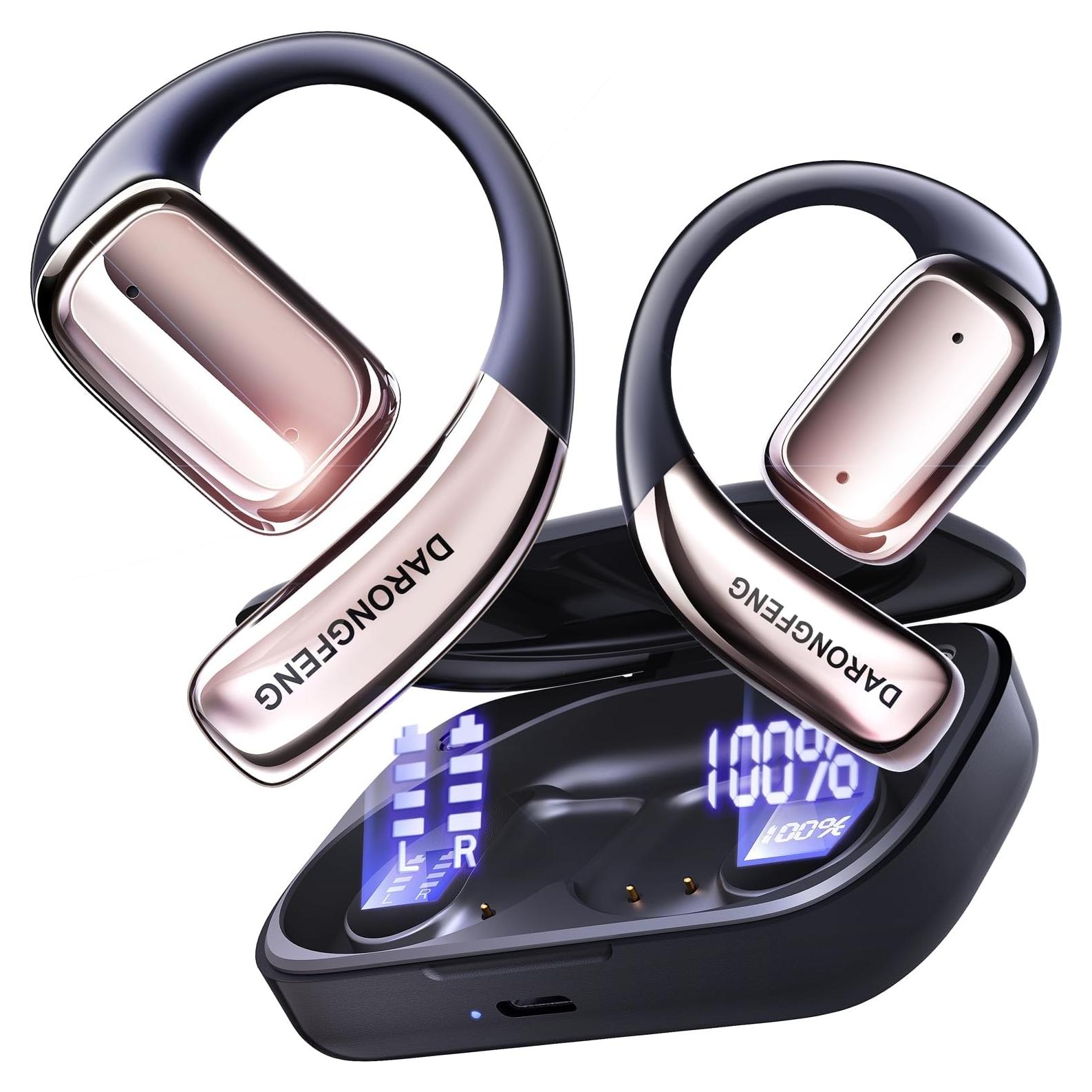 Auriculares Inalámbricos Bluetooth DARONGFENG G303S-BK con Estuche