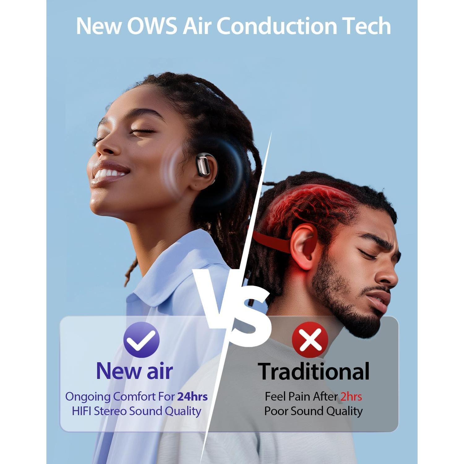 Auriculares Inalámbricos Bluetooth DARONGFENG G303S-BK con Estuche